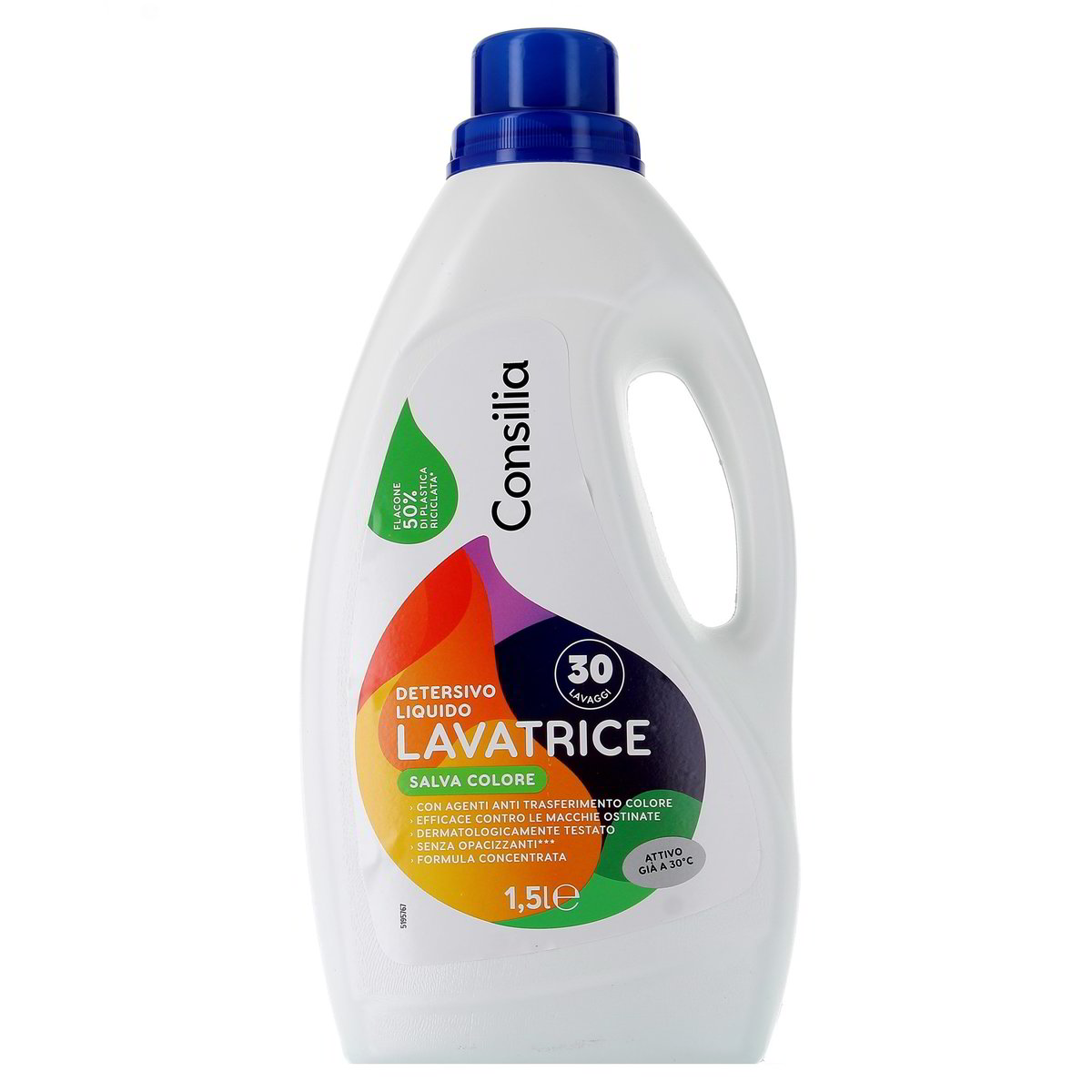 Consilia Detersivo Liquido Lavatrice Salva Colore 30 Lavaggi 1,5 l
