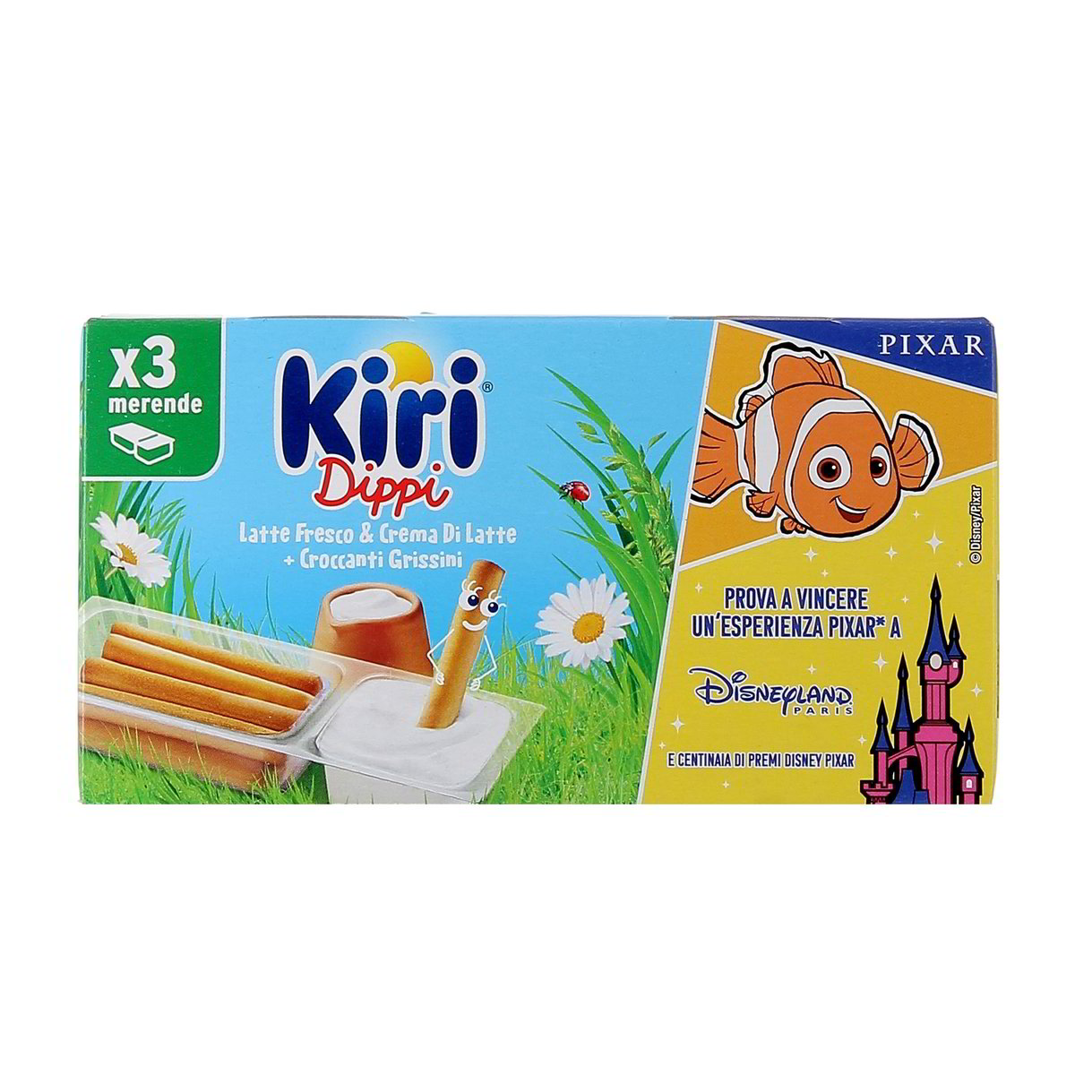 Kiri Dippi Formaggio Cremoso + Grissini 3X35 g