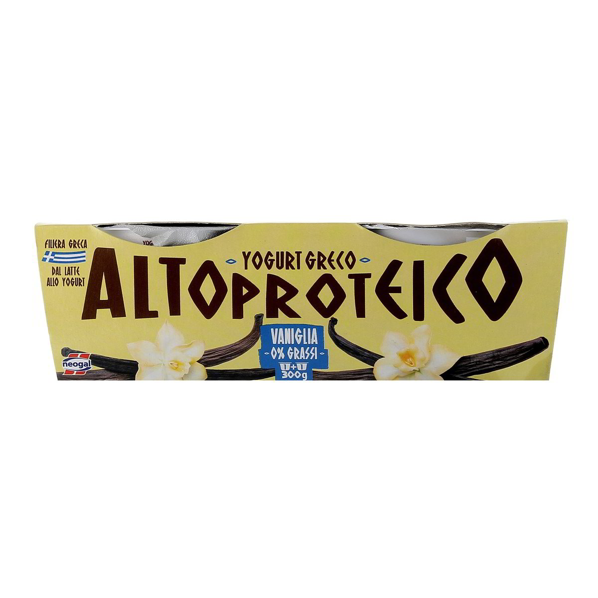 Neogal Yogurt Greco Altoproteico Vaniglia 0% Grassi 2x150 g