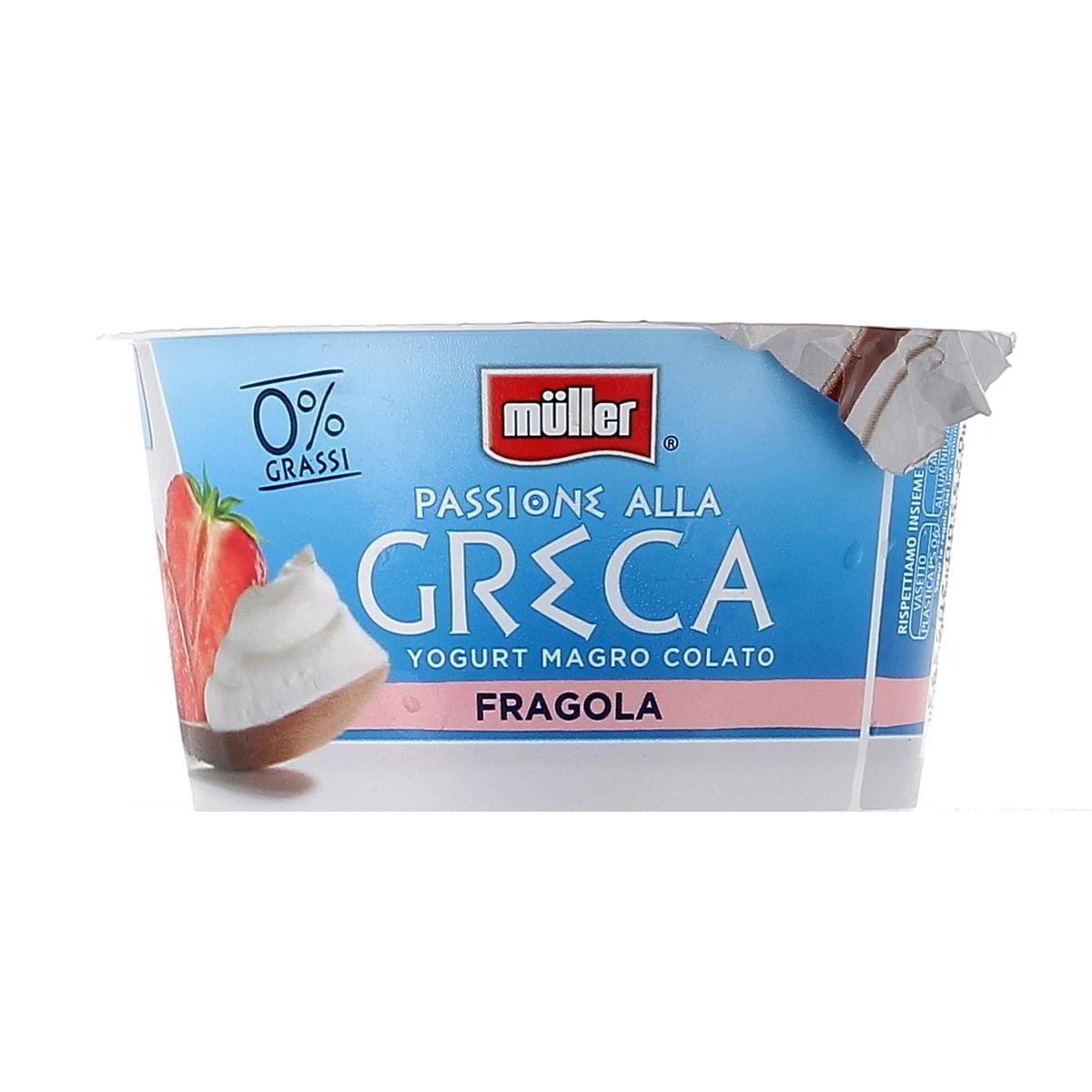 Müller Passione Alla Greca Fragola 0% Grassi 150 g