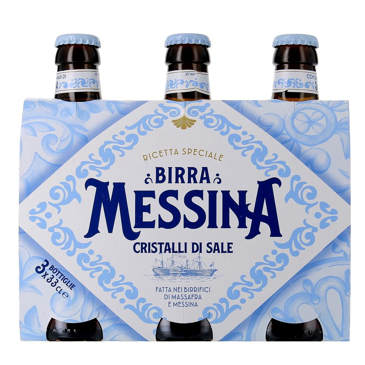 Messina Birra Cristalli Di Sale 3x33 cl