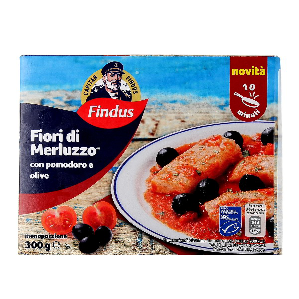 Findus Fiori Di Merluzzo Con Pomodoro E Olive 300 g