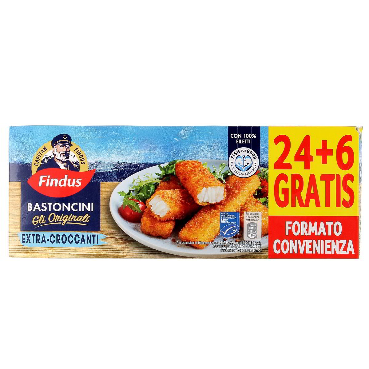 Findus 30 Bastoncini Con Merluzzo 750 g