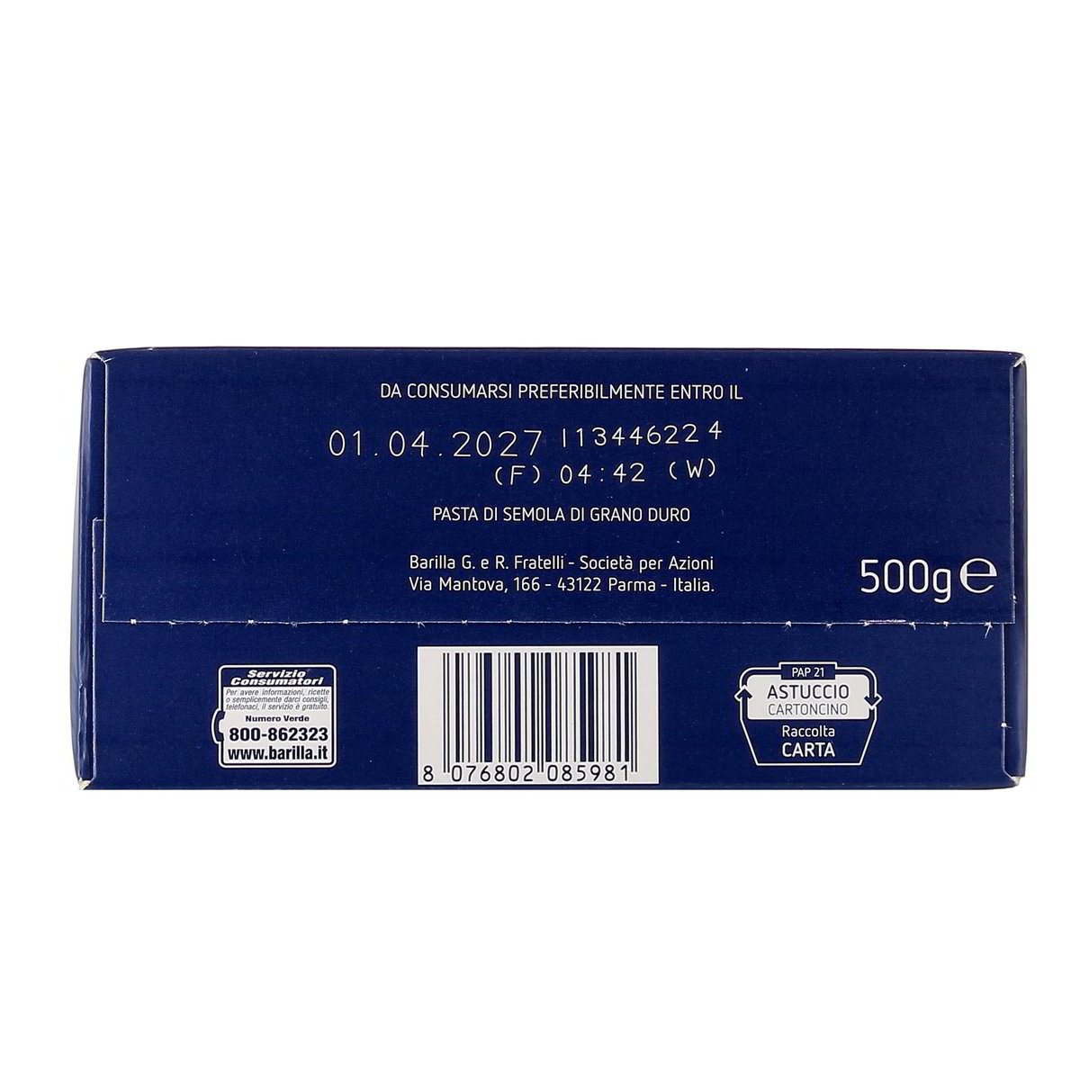 Barilla Fusilli N.98 500 g — immagine 3