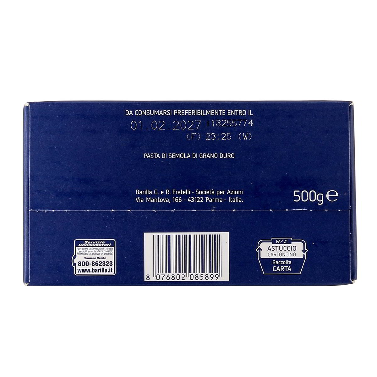 Barilla Rigatoni N.89 500 g — immagine 3