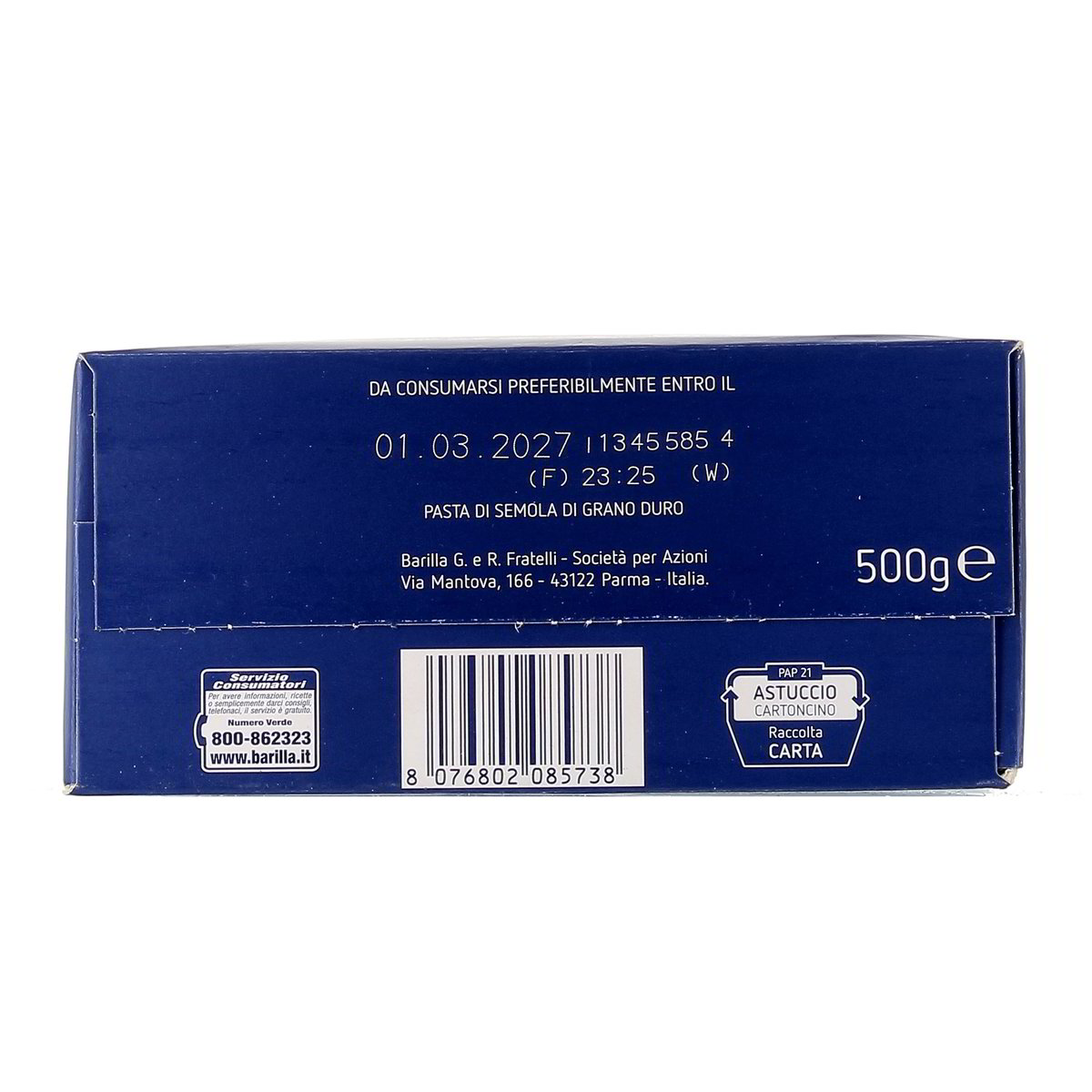 Barilla Penne Rigate N.73 500 g — immagine 3