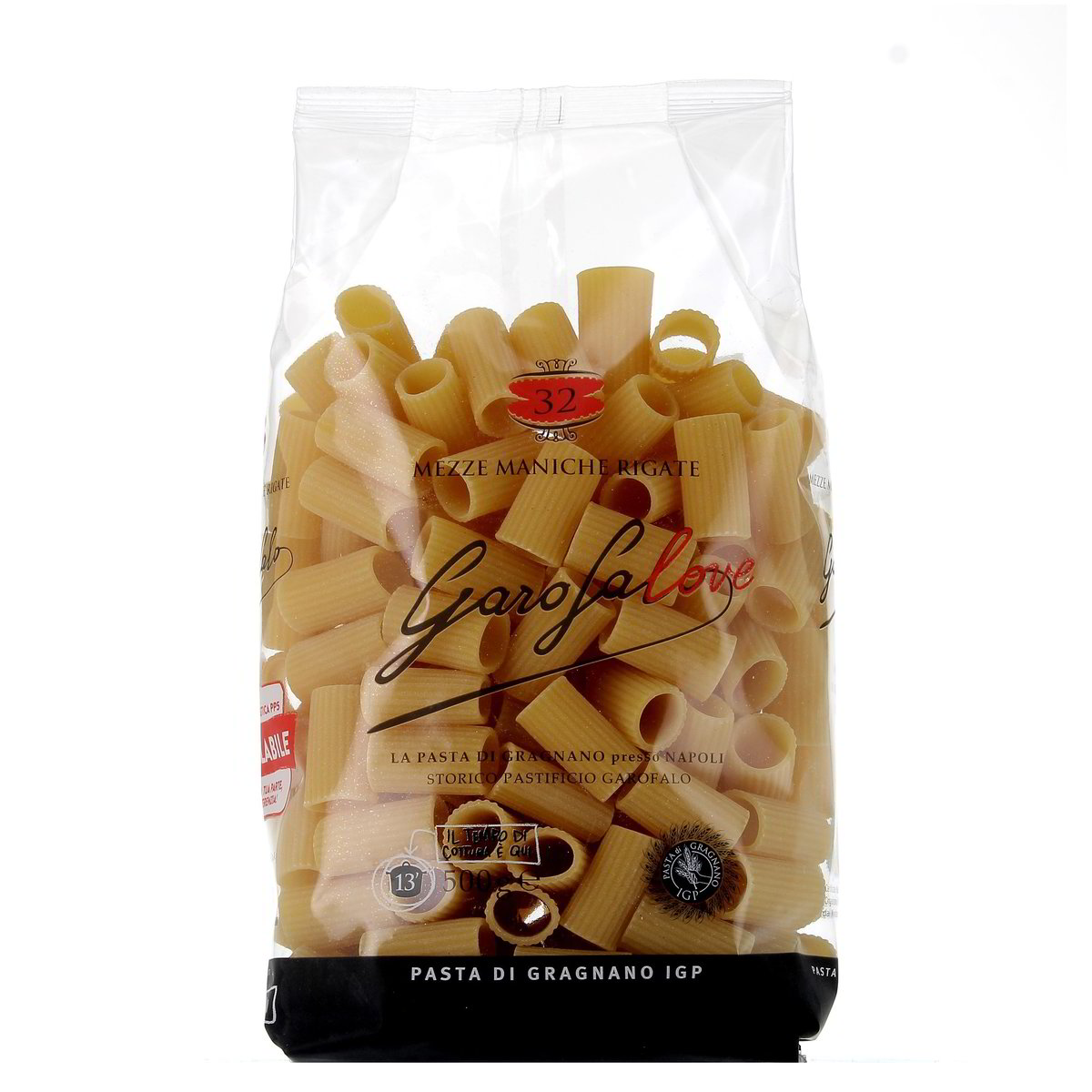 Garofalo Mezze Maniche Rigate N.32 Pasta Di Gragnano Igp 500 g