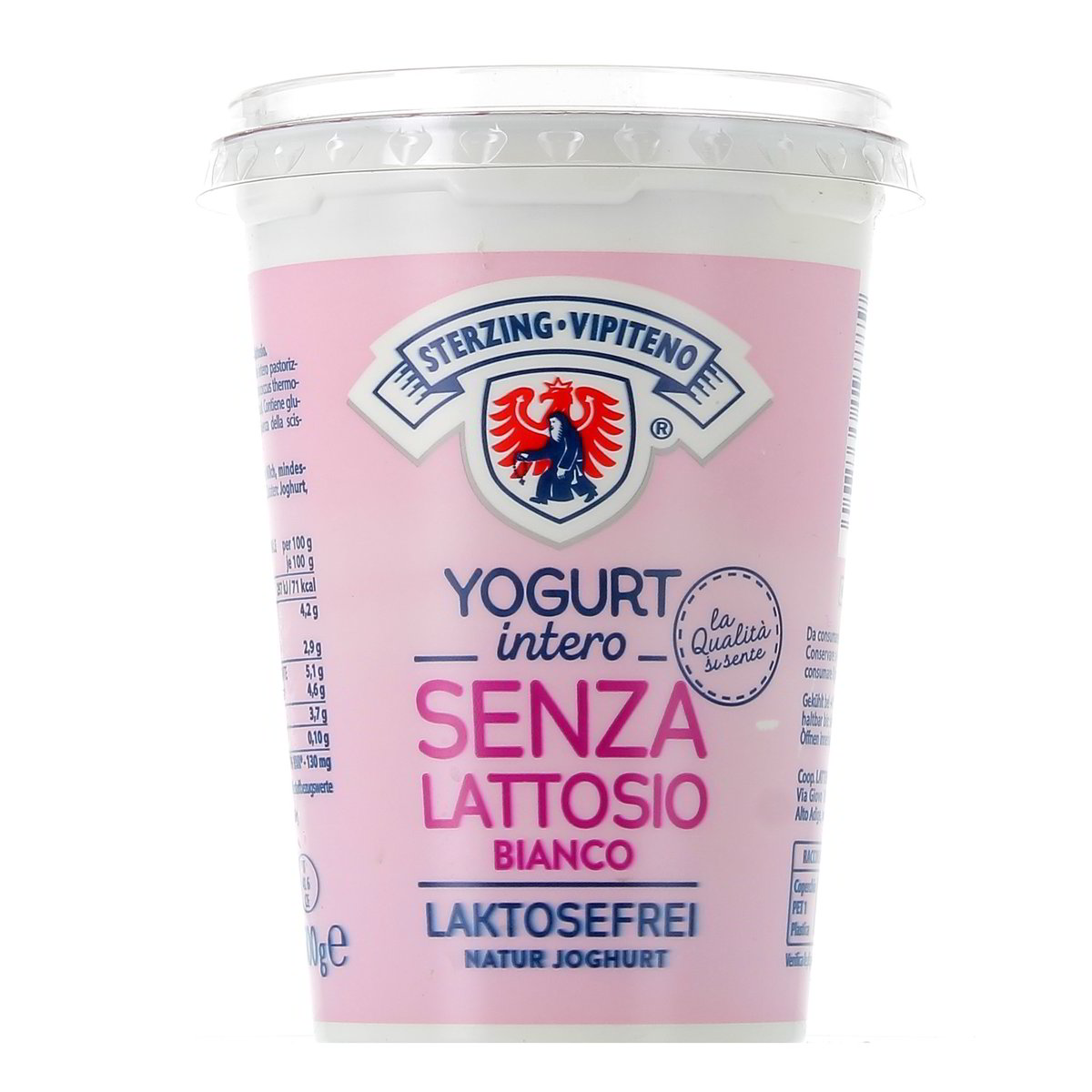 Sterzing Vipiteno Yogurt Intero Senza Lattosio