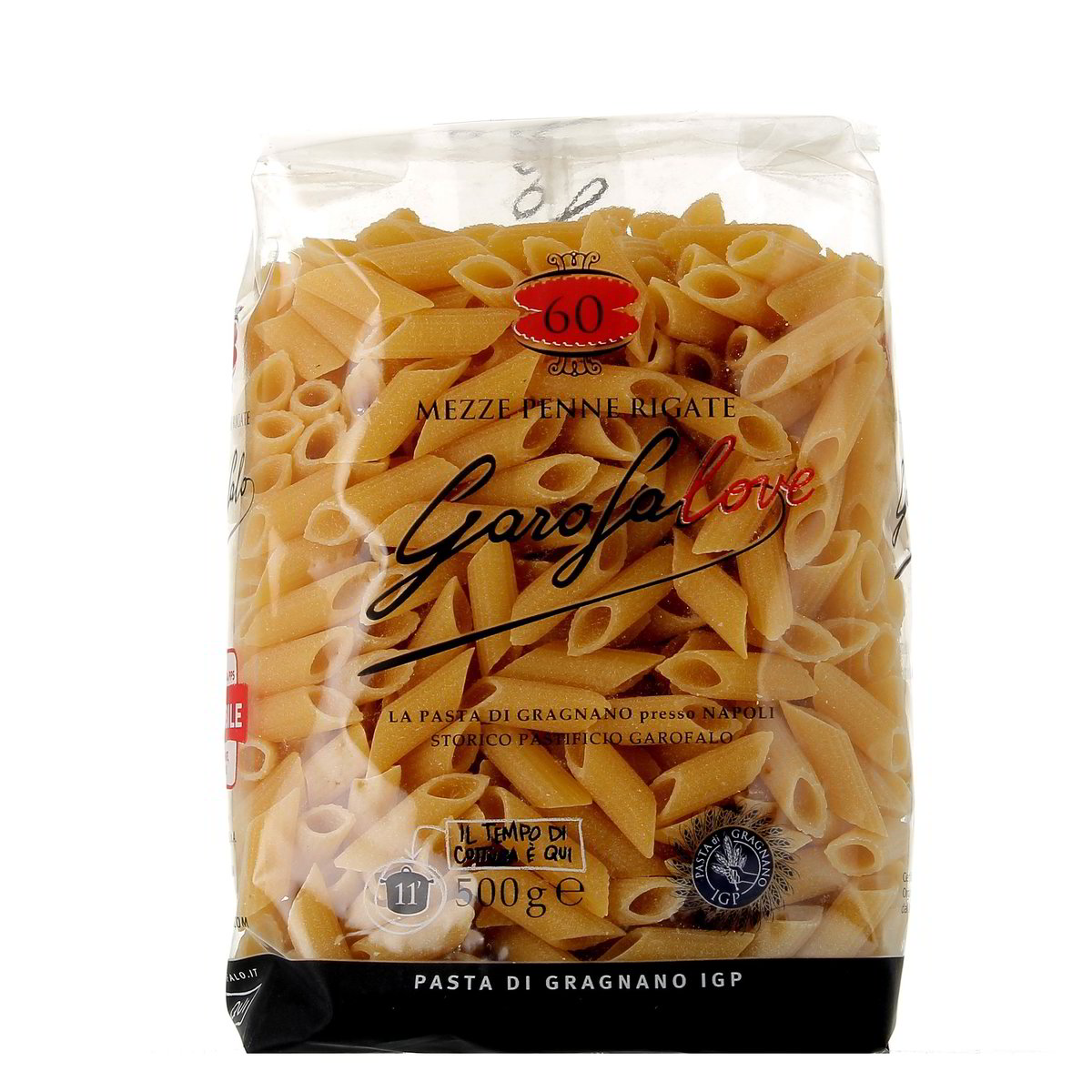 Garofalo Mezze Penne Ziti Rigate N.60 Pasta Di Gragnano Igp 500 g