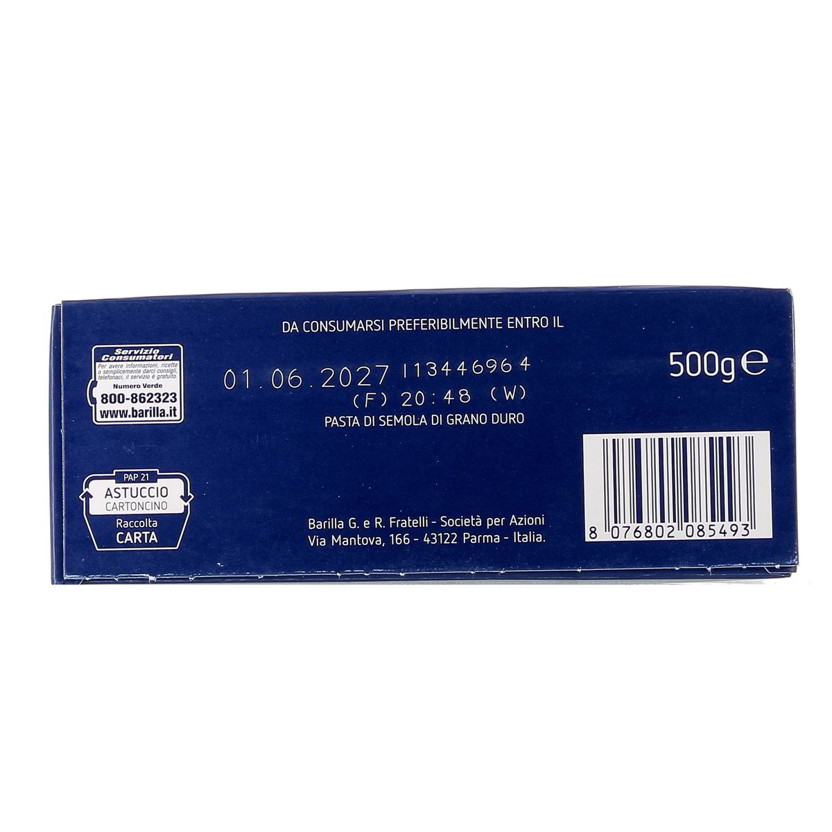 Barilla Ditaloni Rigati N.49 500 g — immagine 3