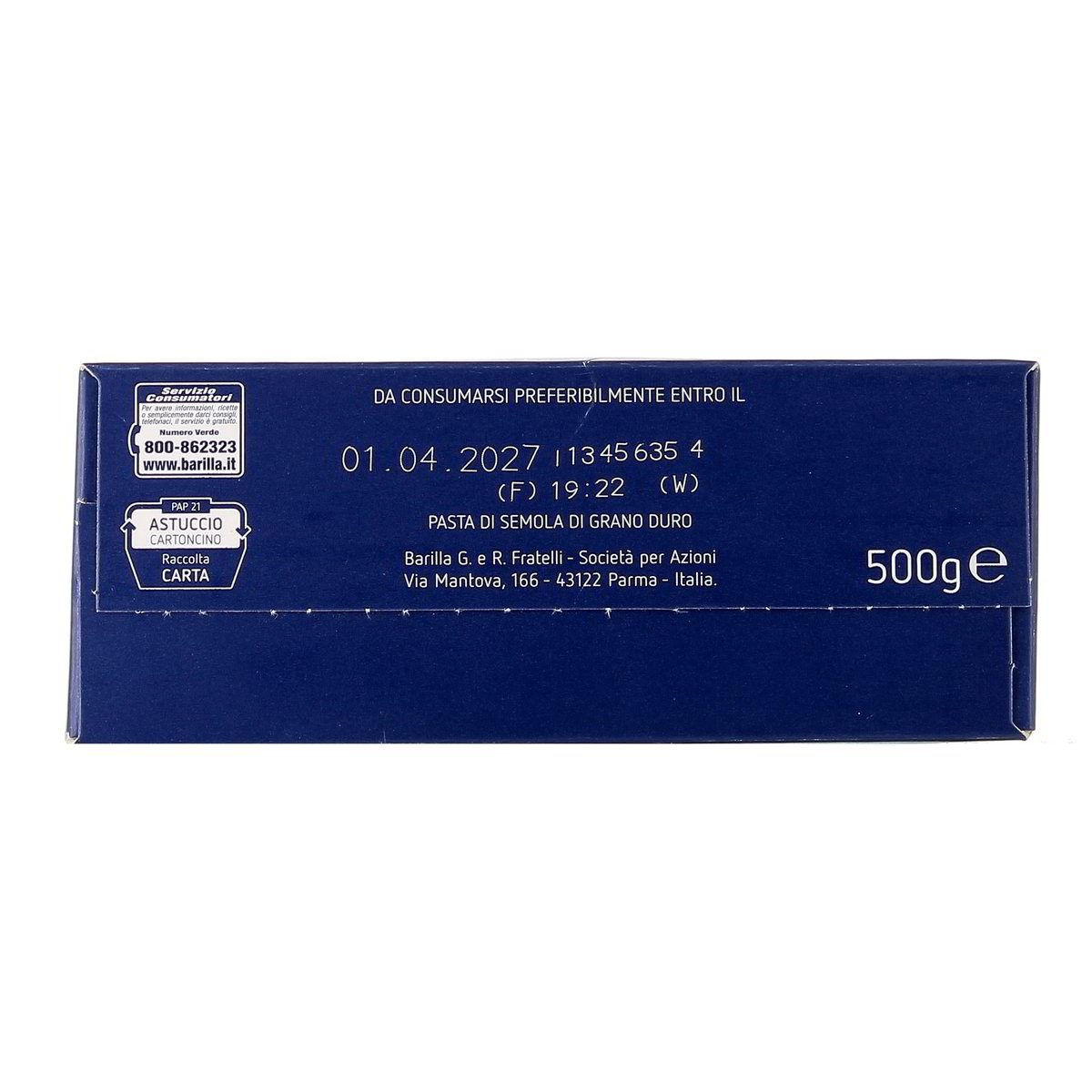 Barilla Penne Lisce N.71 500 g — immagine 3