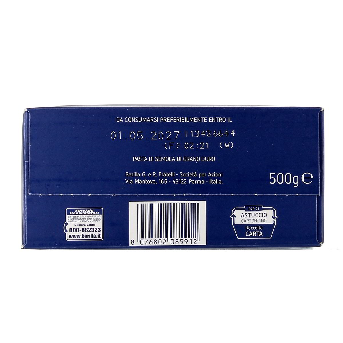 Barilla Pipe Rigate N.91 500 g — immagine 3