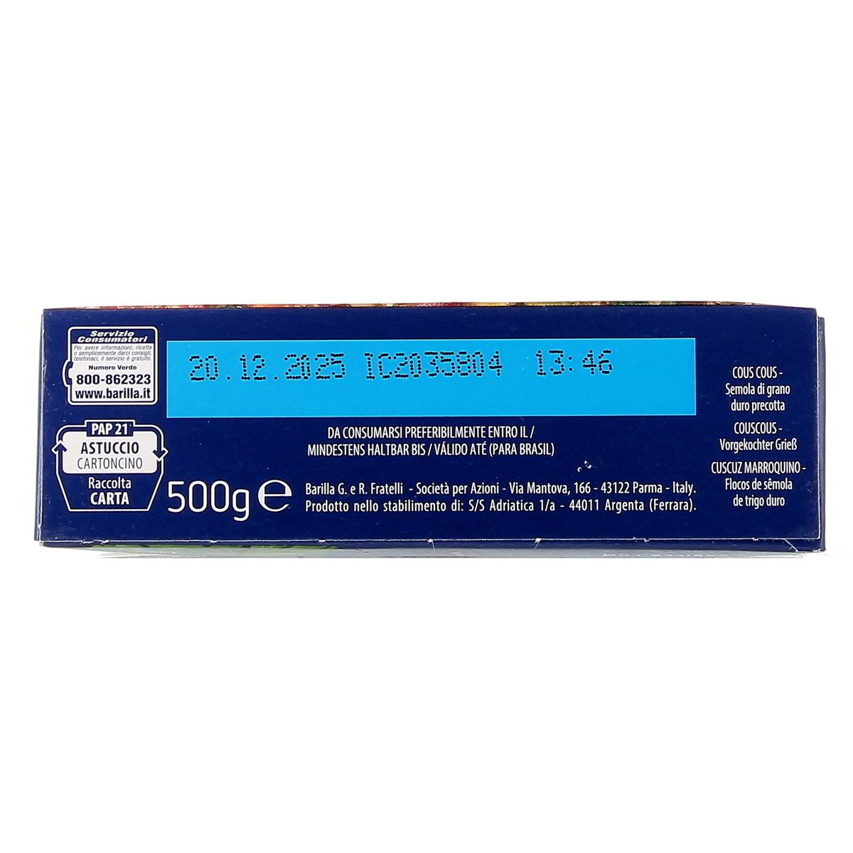 Barilla Cous Cous 500 g — immagine 3