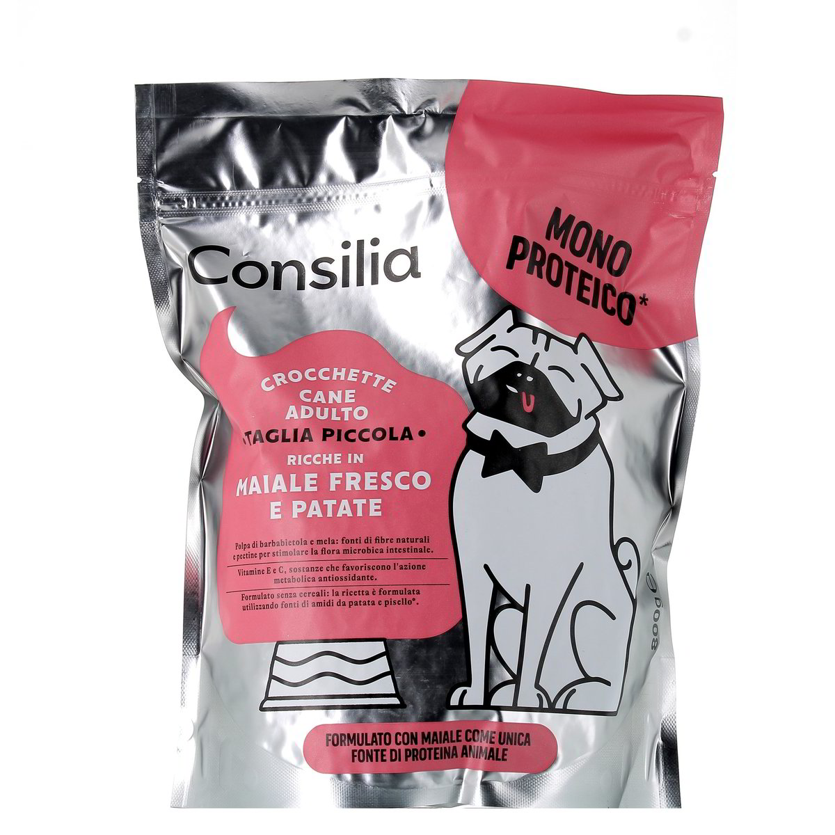 Consilia Crocchette Cane Adulto Taglia Piccola Maiale E Patate 800 g