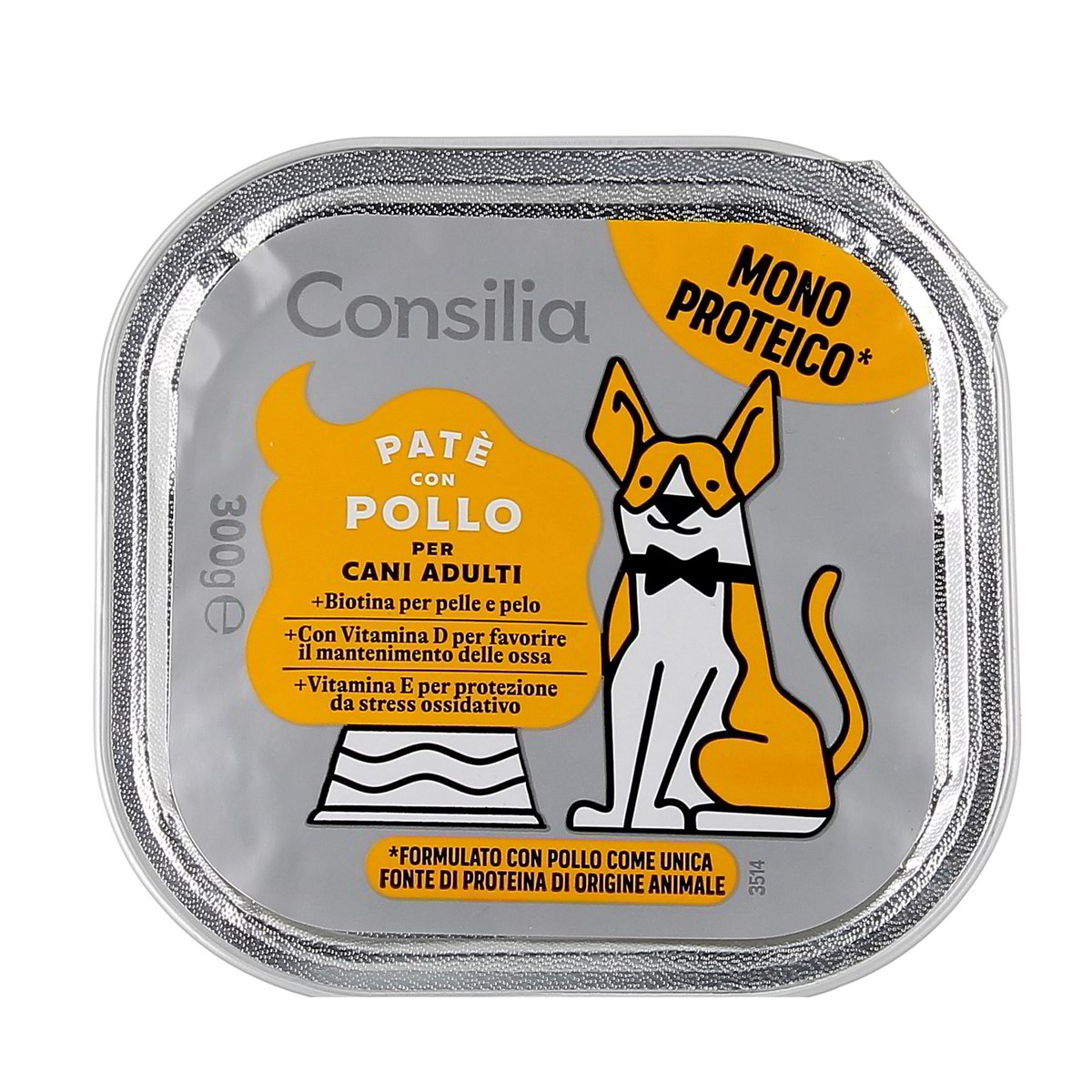 Consilia Patè Con Pollo Per Cani Adulti 300 g