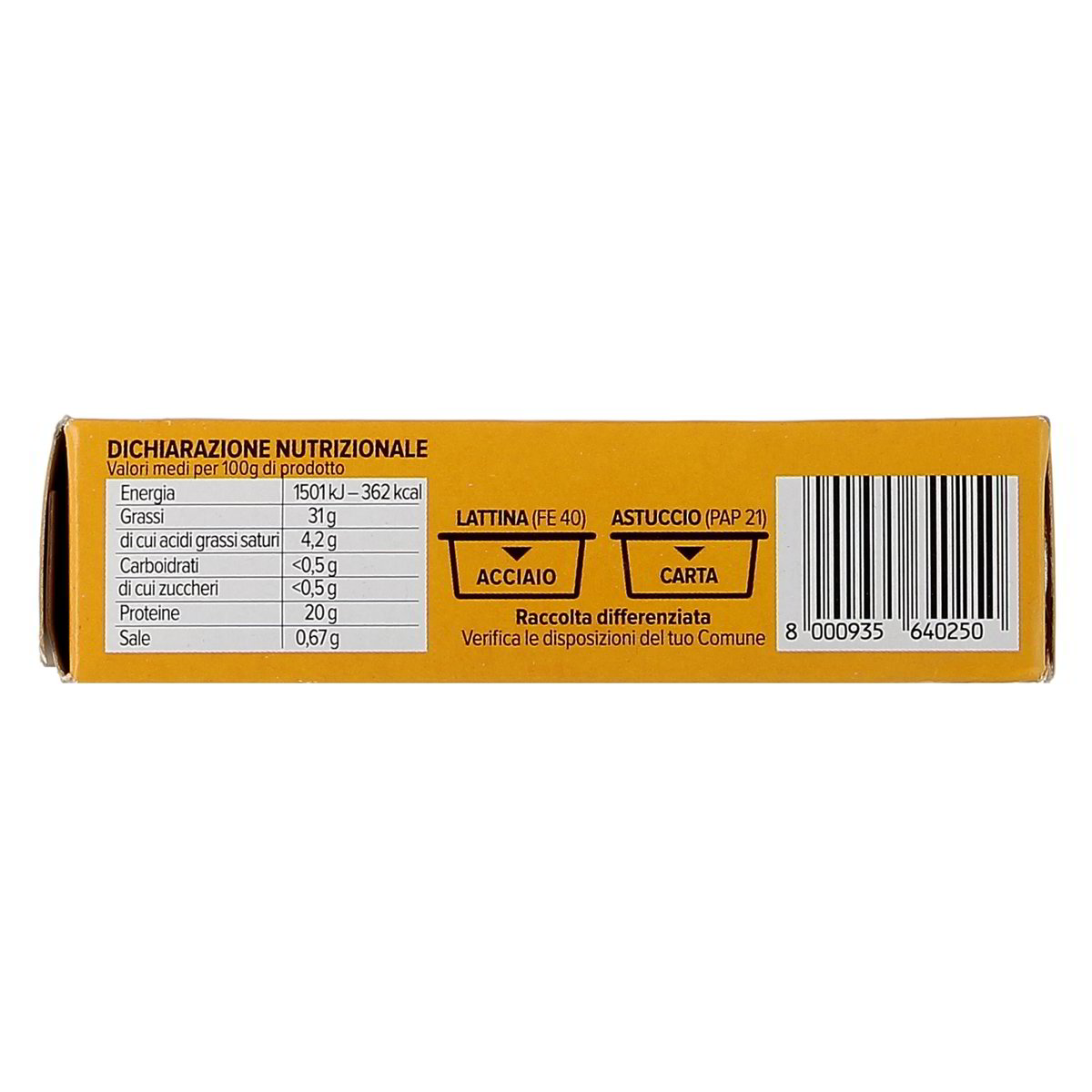 Ardea Filetti Di Sgombro All'olio Di Semi 125 g - sgocciolato 85 g — immagine 3