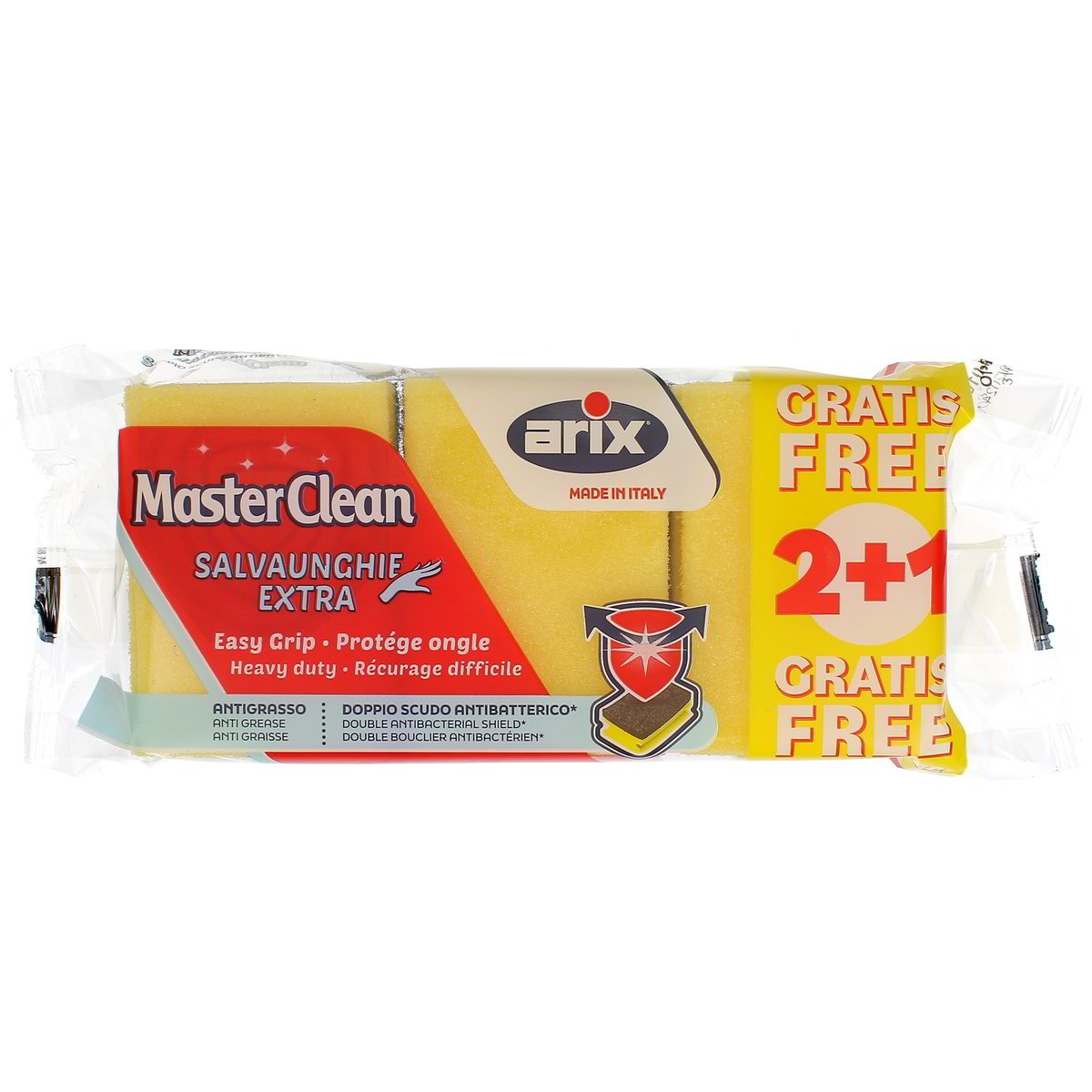 Arix Masterclean Spugna Abrasiva 3 pezzi