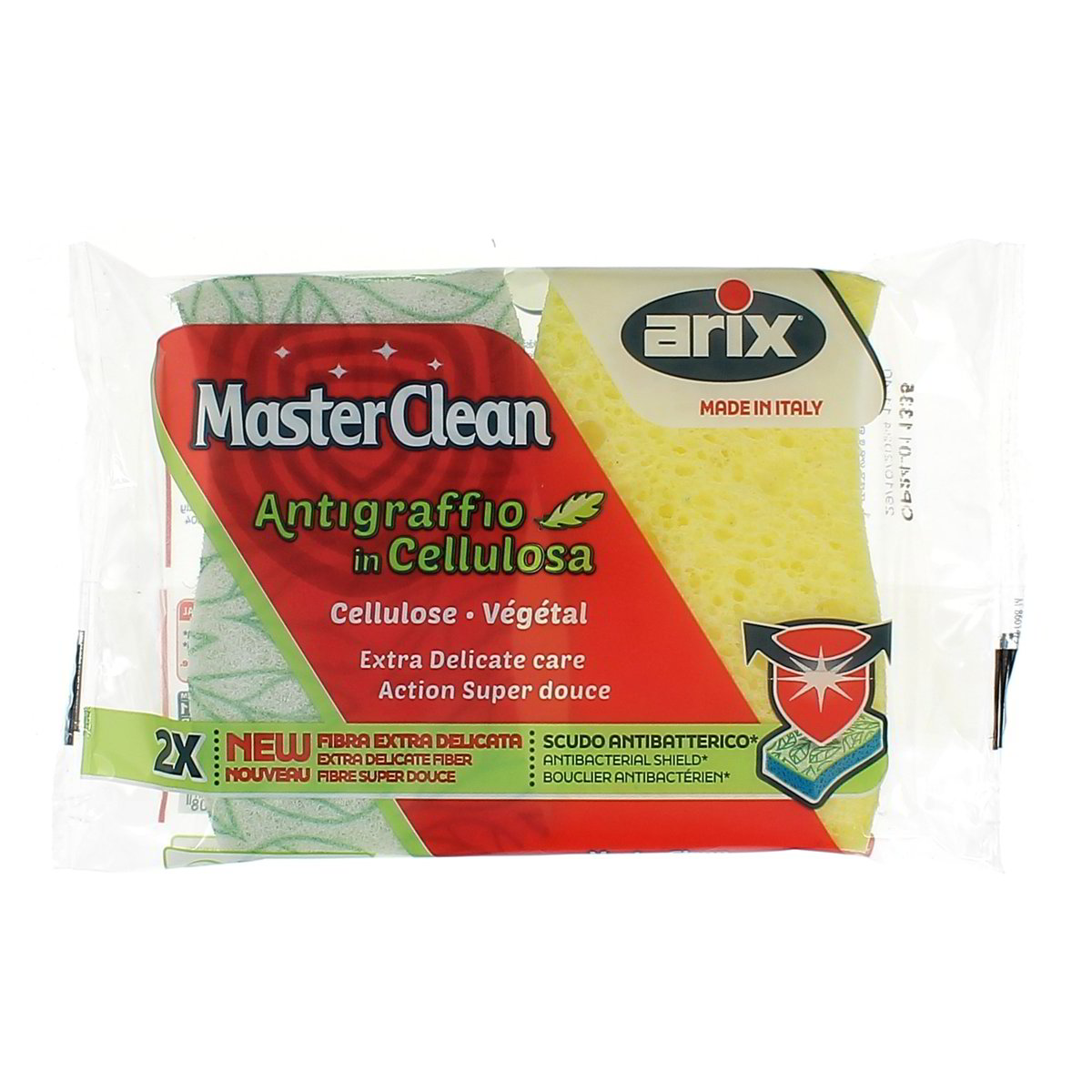 Arix Master Clean Spugna Antigraffio In Cellulosa 2 pezzi