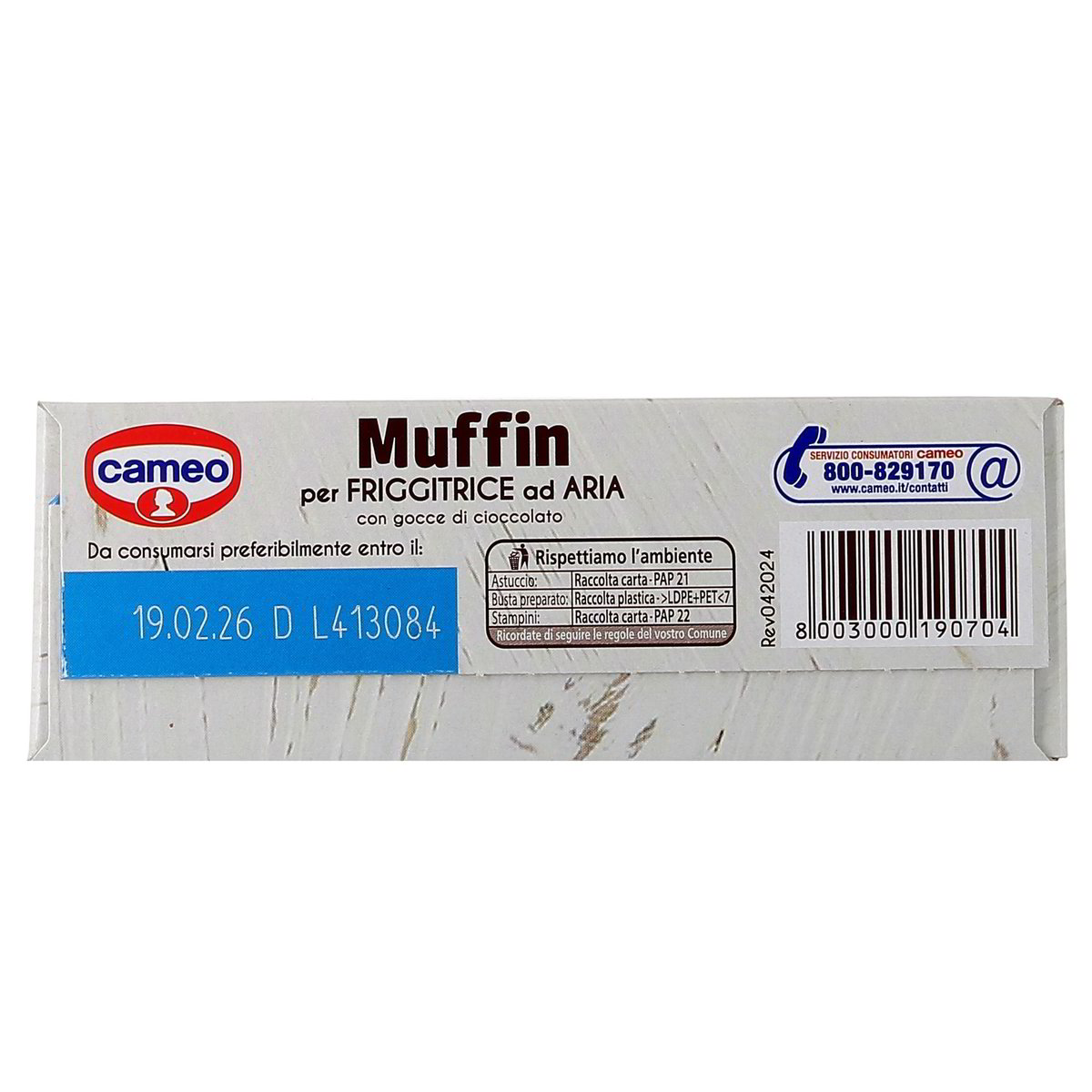 Cameo Muffin Per Friggitrice Ad Aria Con Gocce Di Cioccolato 155 g — immagine 3