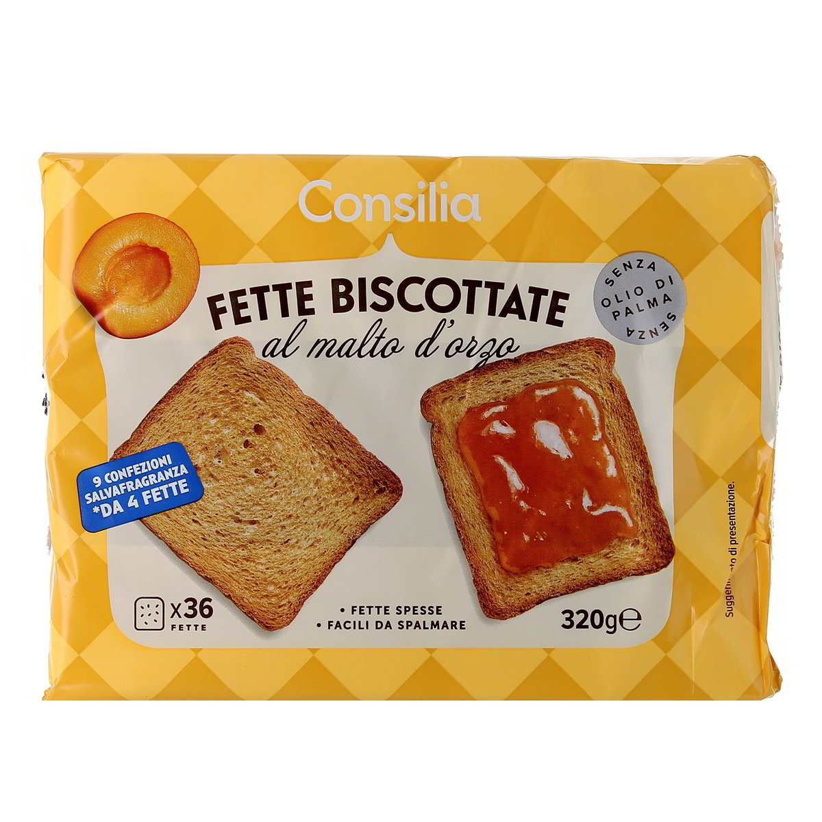 Consilia Fette Biscottate Al Malto D'orzo 320 g