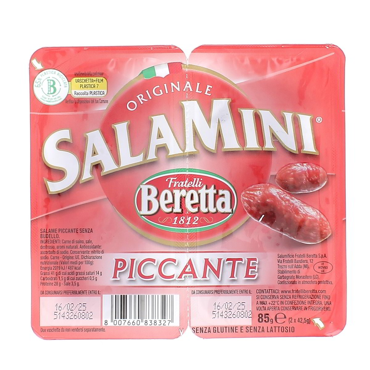 Beretta Salamini Piccanti 85 g