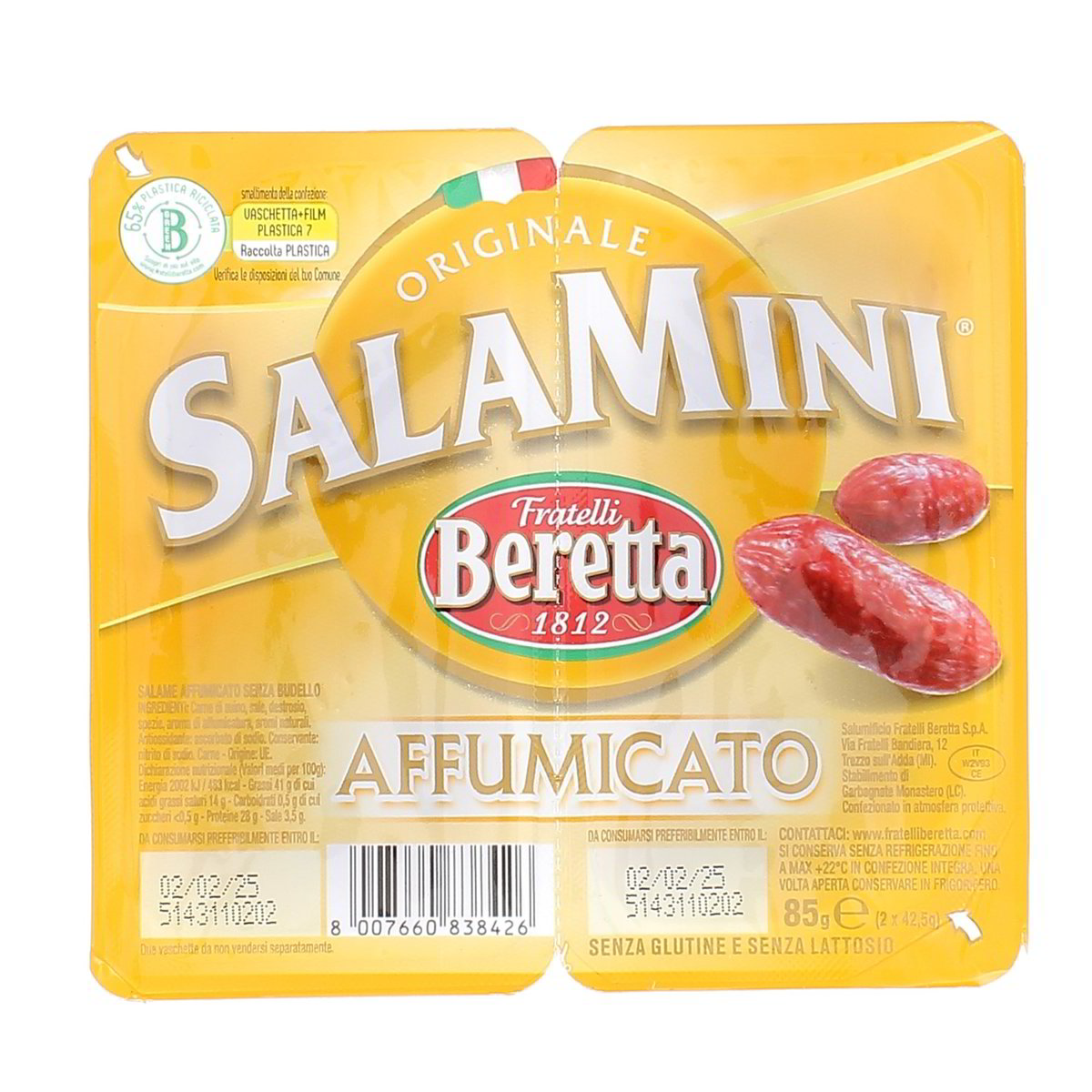 Beretta Salamini Affumicati 85 g