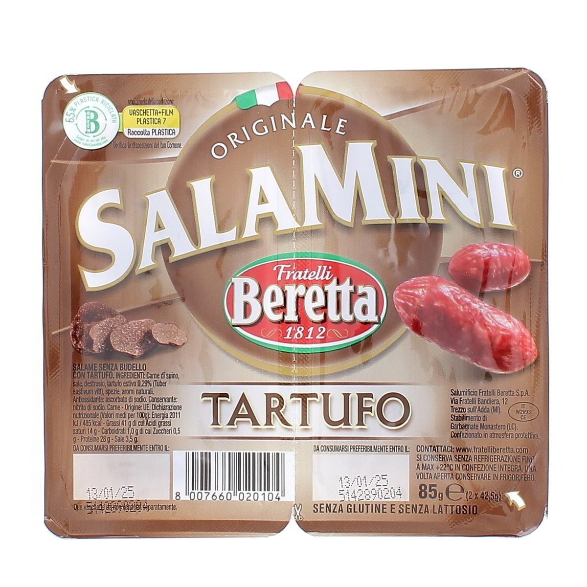Beretta Salamini Tartufo 85 g