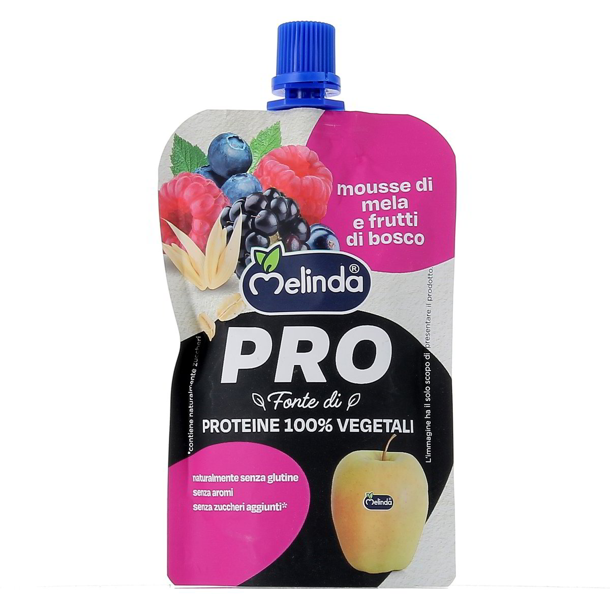 Melinda Pro Mousse Di Mela E Frutti Di Bosco 100 g