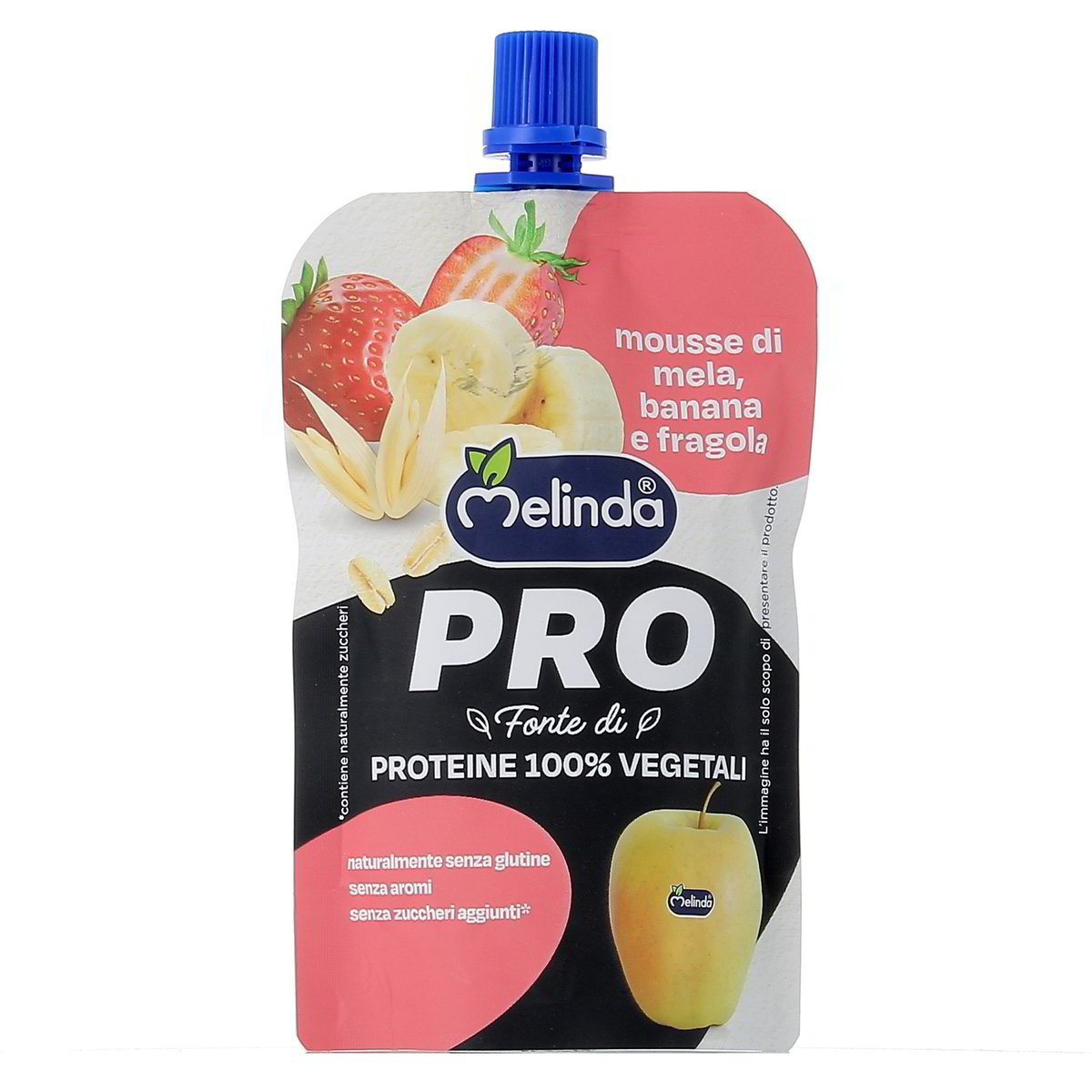 Melinda Pro Muosse Di Mela Banana E Fragola 100 g
