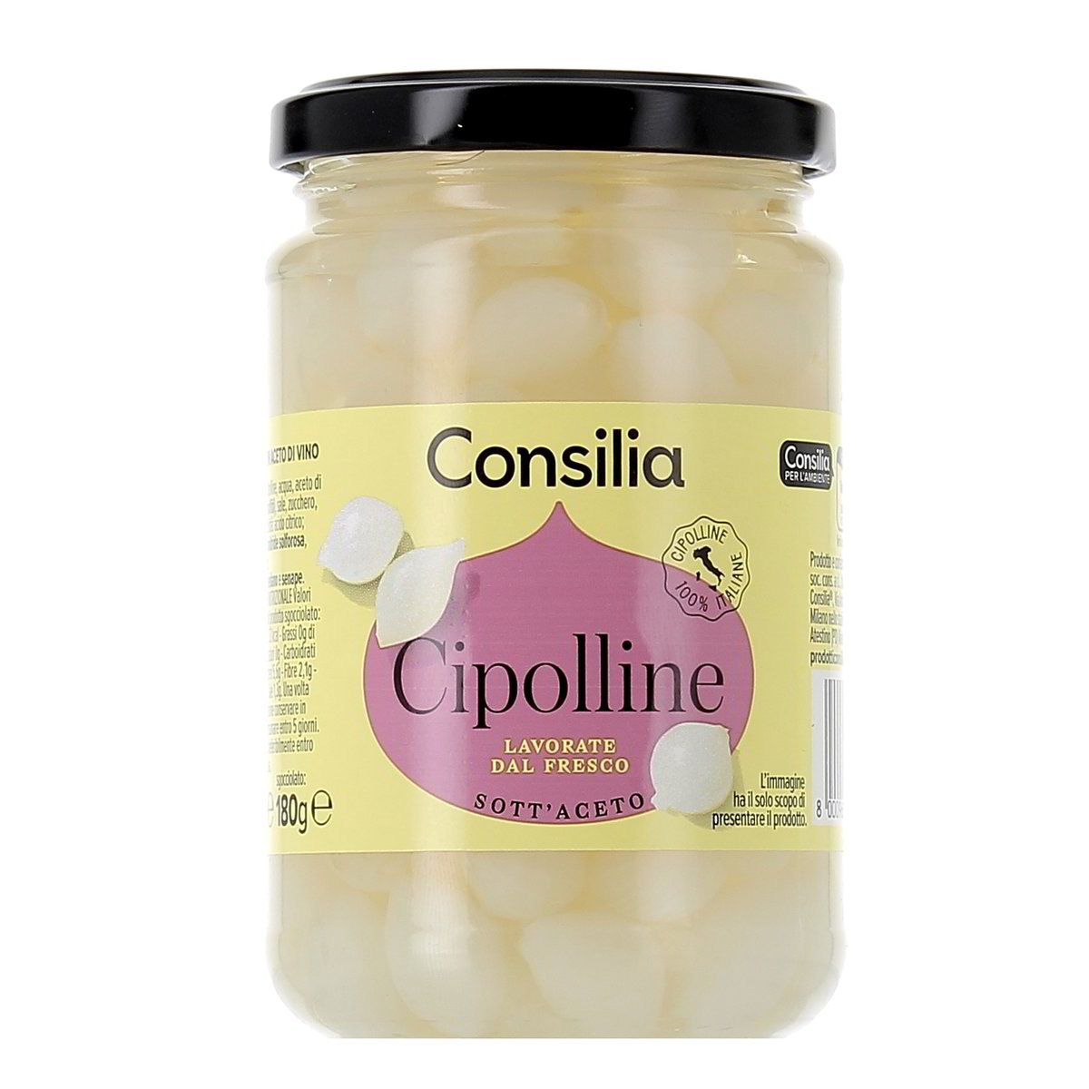 Consilia Cipolline Sottaceto 300 g - sgocciolato 180 g