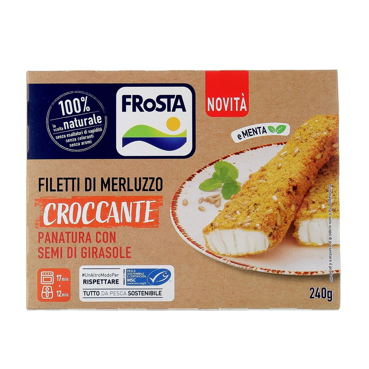 Frosta Filetti Di Merluzzo Croccante Panatura Con Semi Di Girasole 240 g