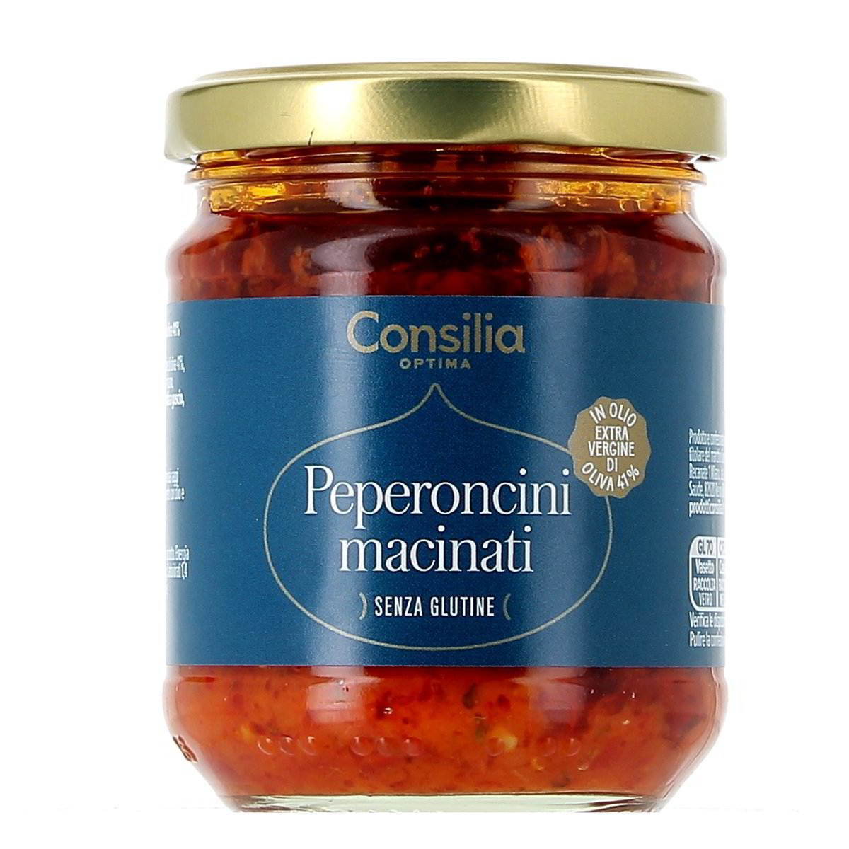 Consilia Peperoncini Macinati In Olio Extra Vergine Di Oliva (41%) 170 g
