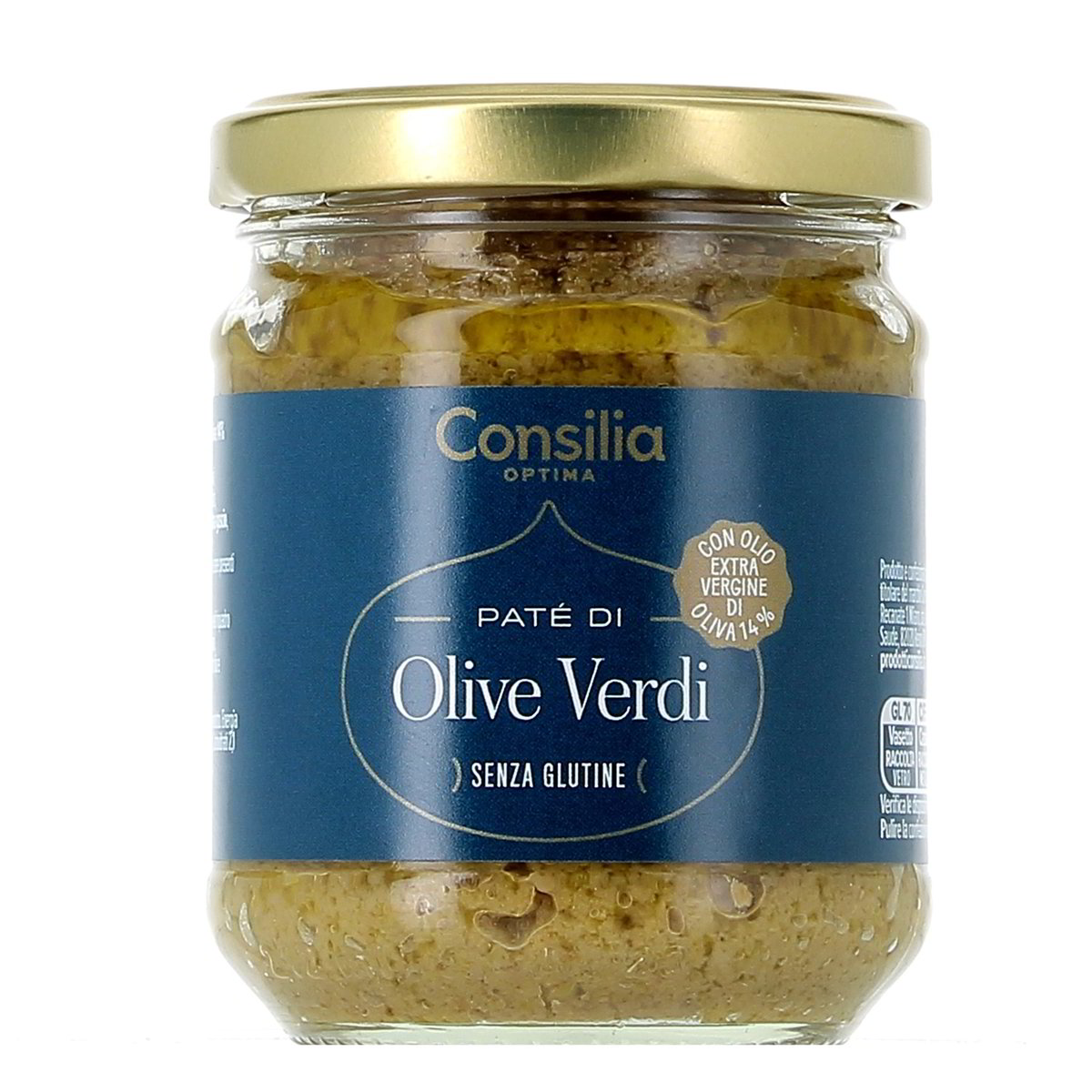 Consilia Patê Di Olive Verdi Con Olio Extra Vergine Di Oliva (14%) 180 g