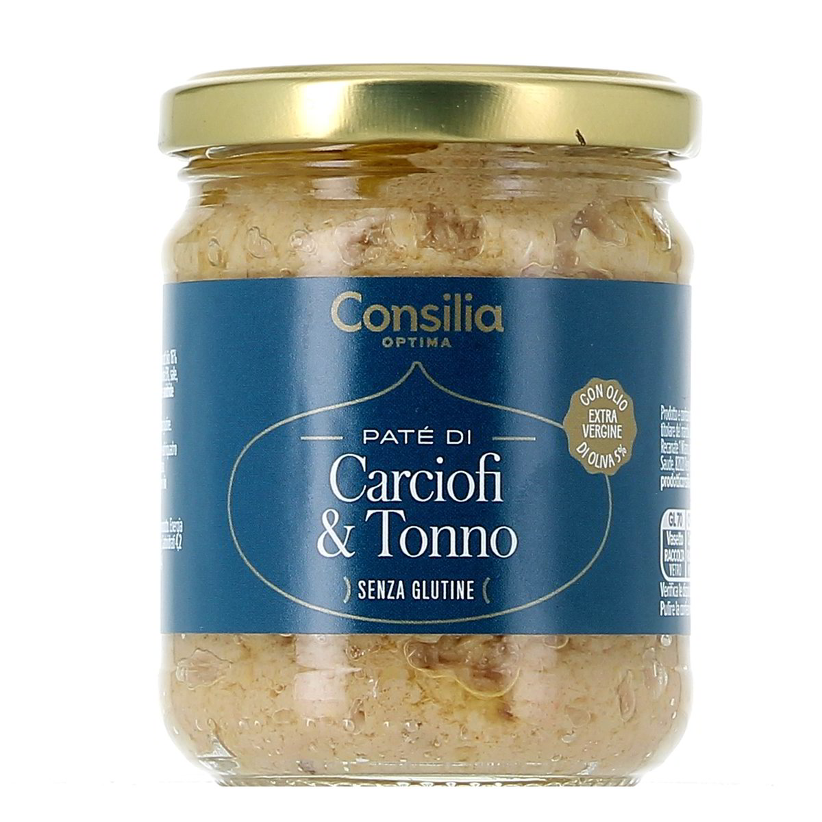 Consilia Patê Di Carciofi E Tonno Con Olio Extra Vergine Di Oliva (5%) 180 g