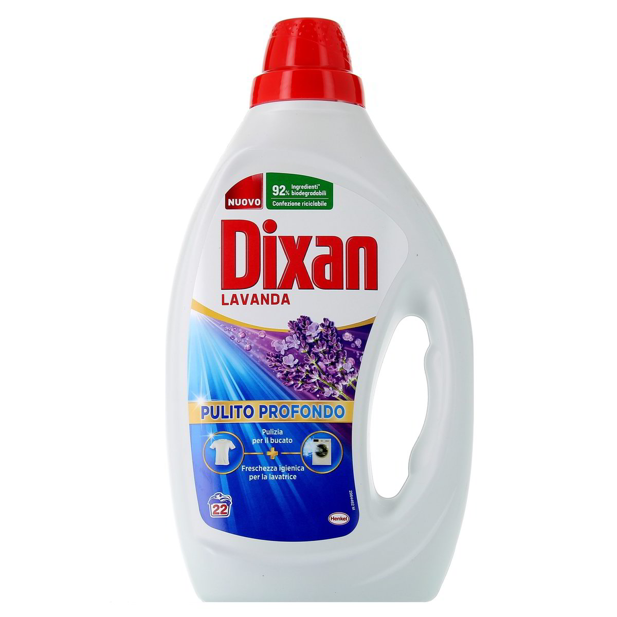 Dixan Detersivo Liquido Lavanda 22 Lavaggi 990 ml