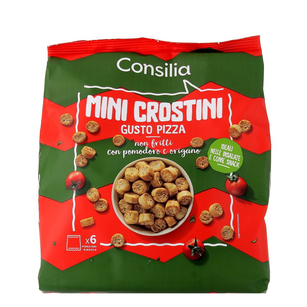 Consilia MINI CORSTINI GUSTO PIZZA x6 168 g