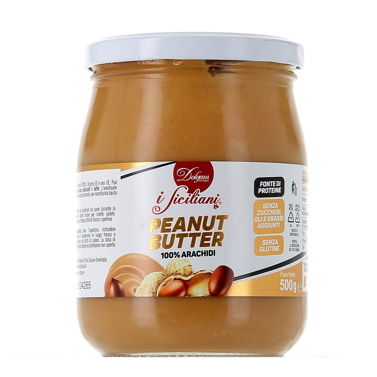 I Siciliani Burro Di Arachidi 100% 500 g