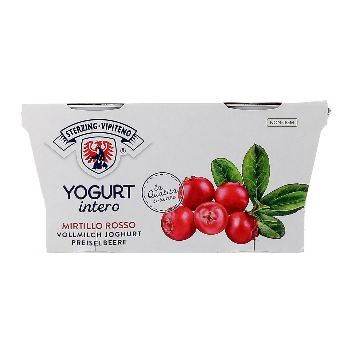 Sterzing Vipiteno Yogurt Intero Mirtillo Rosso 2x125 g