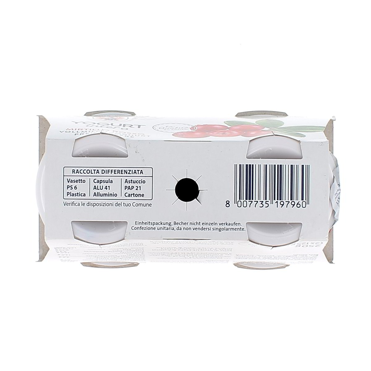 Sterzing Vipiteno Yogurt Intero Mirtillo Rosso 2x125 g — immagine 3