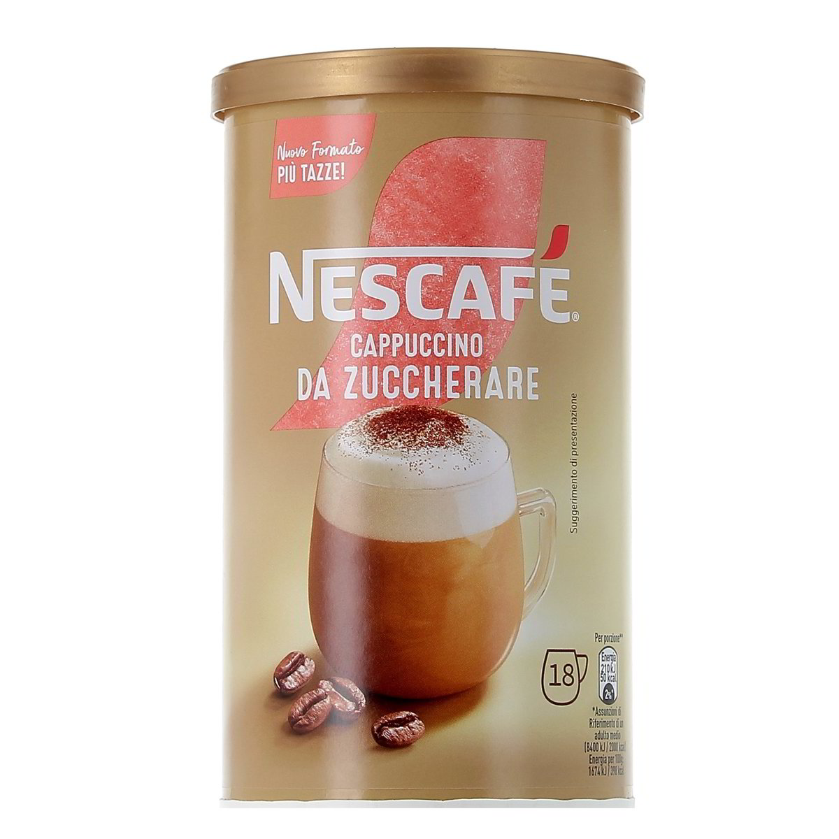 Nescafé Cappuccino Solubile Da Zuccherare Barattolo 225 g