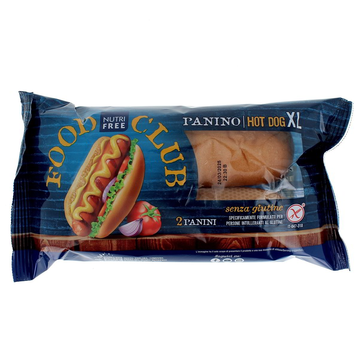 Nutrifree PANINO HOT DOG XL x2 130 g