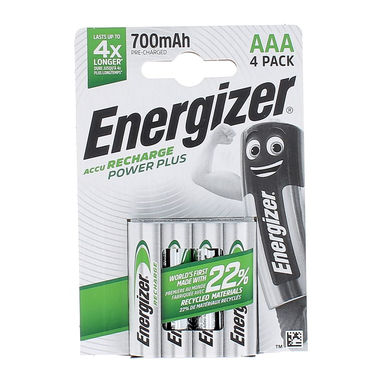 Energizer Accu Recharge Power Plus Aaa 4 pezzi
