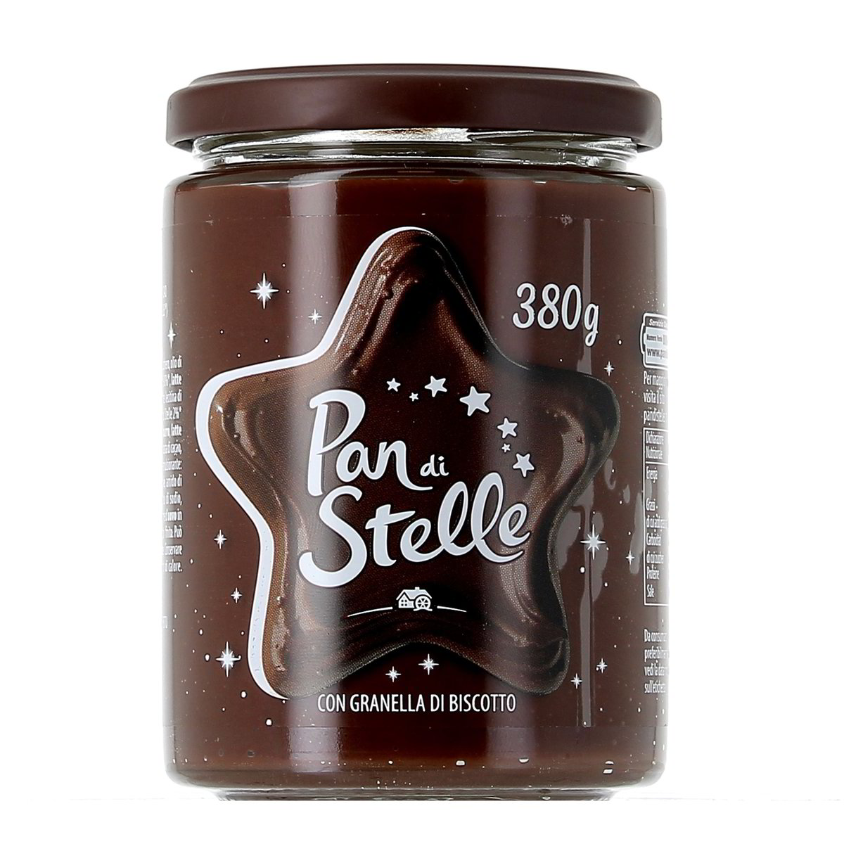 PAN di Stelle Crema Con Granella Di Biscotto 380 g