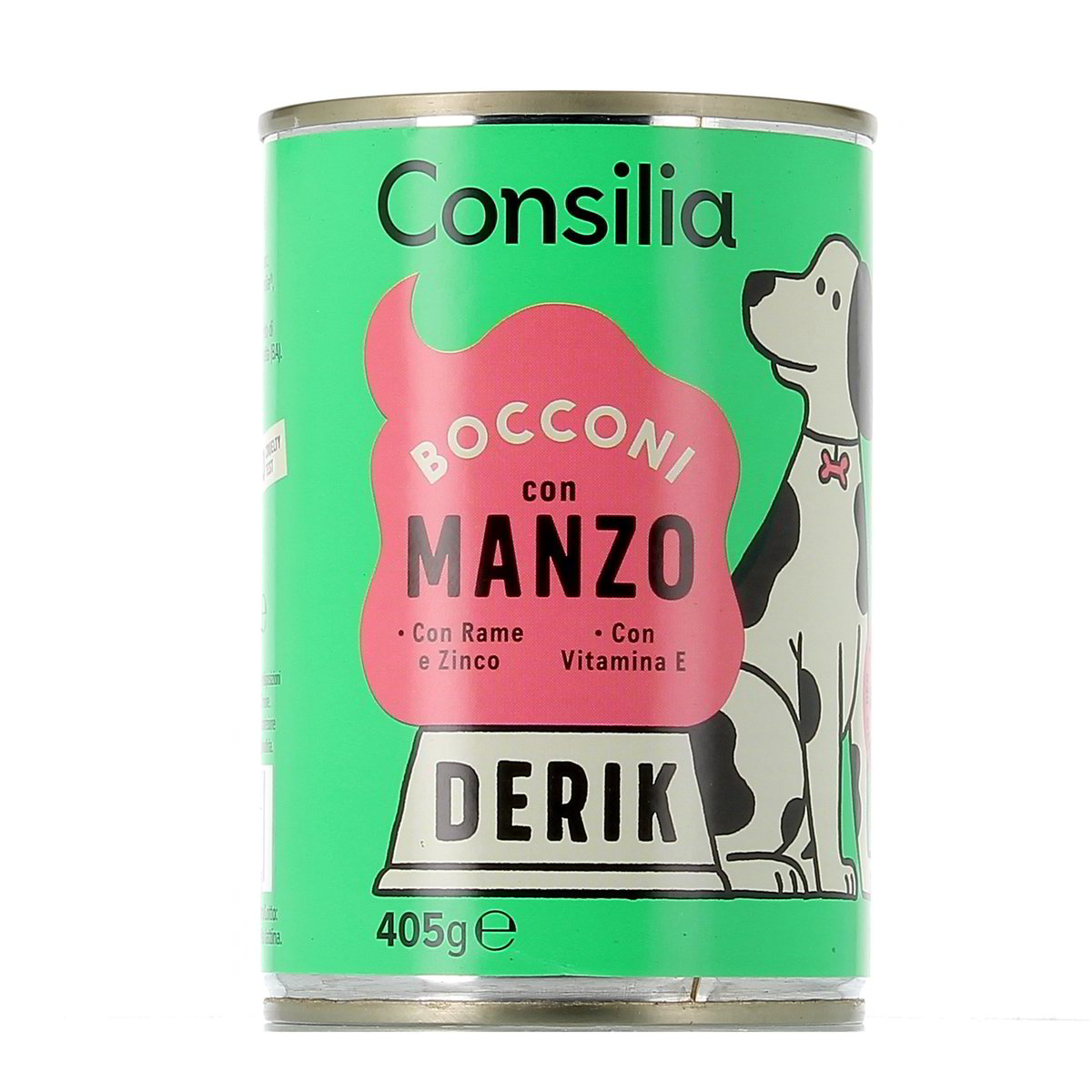 Consilia Derik Bocconi Con Manzo 405 g