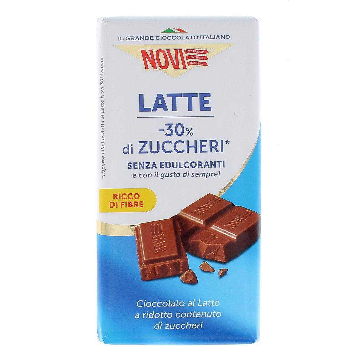 Novi Cioccolato Al Latte -30% Si Zuccheri 100 g