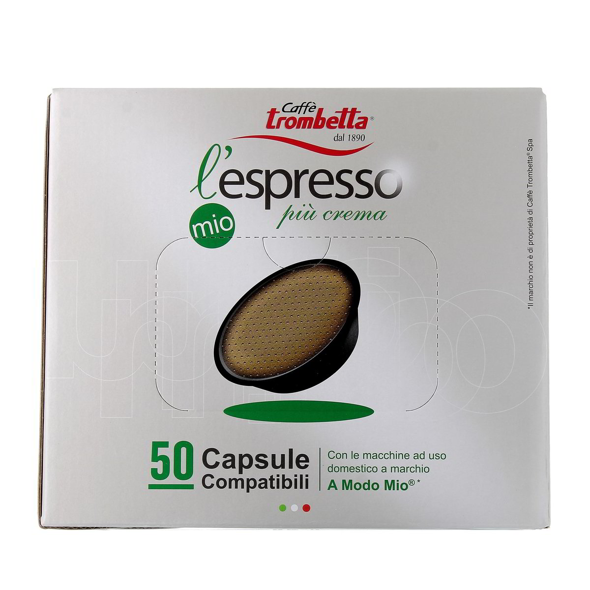 Caffè Trombetta L'espresso Più Crema Compatibili Modo Mio 50 pezzi
