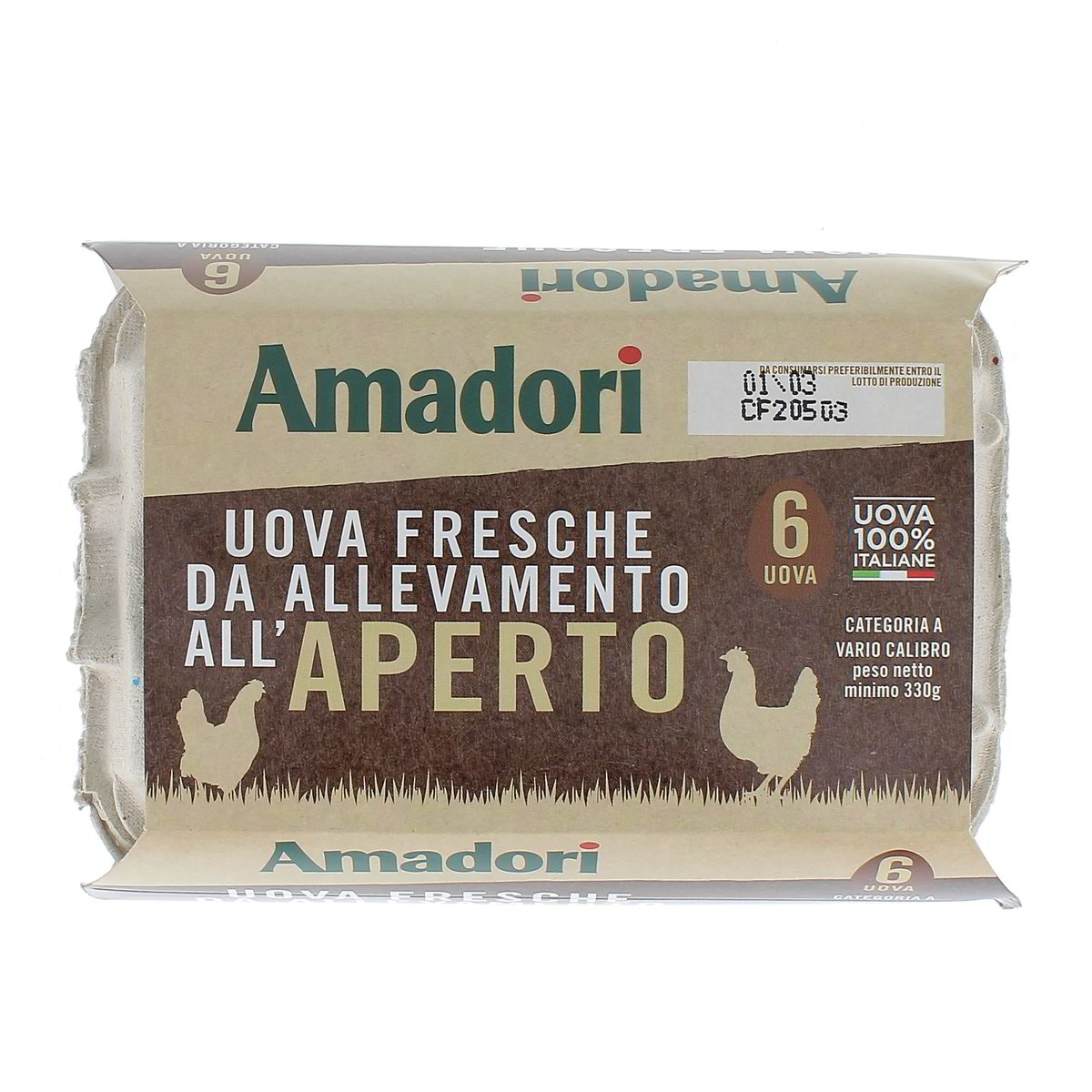 Amadori Uova Fresche Da Allevamento All'aperto