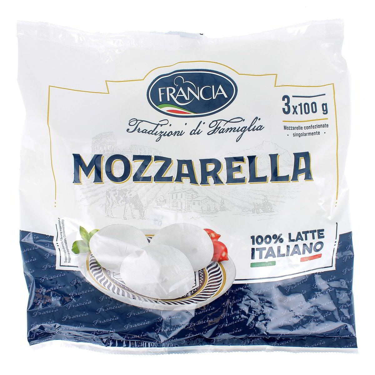 Francia Mozzarella 100% Latte Italiano 3x100 g
