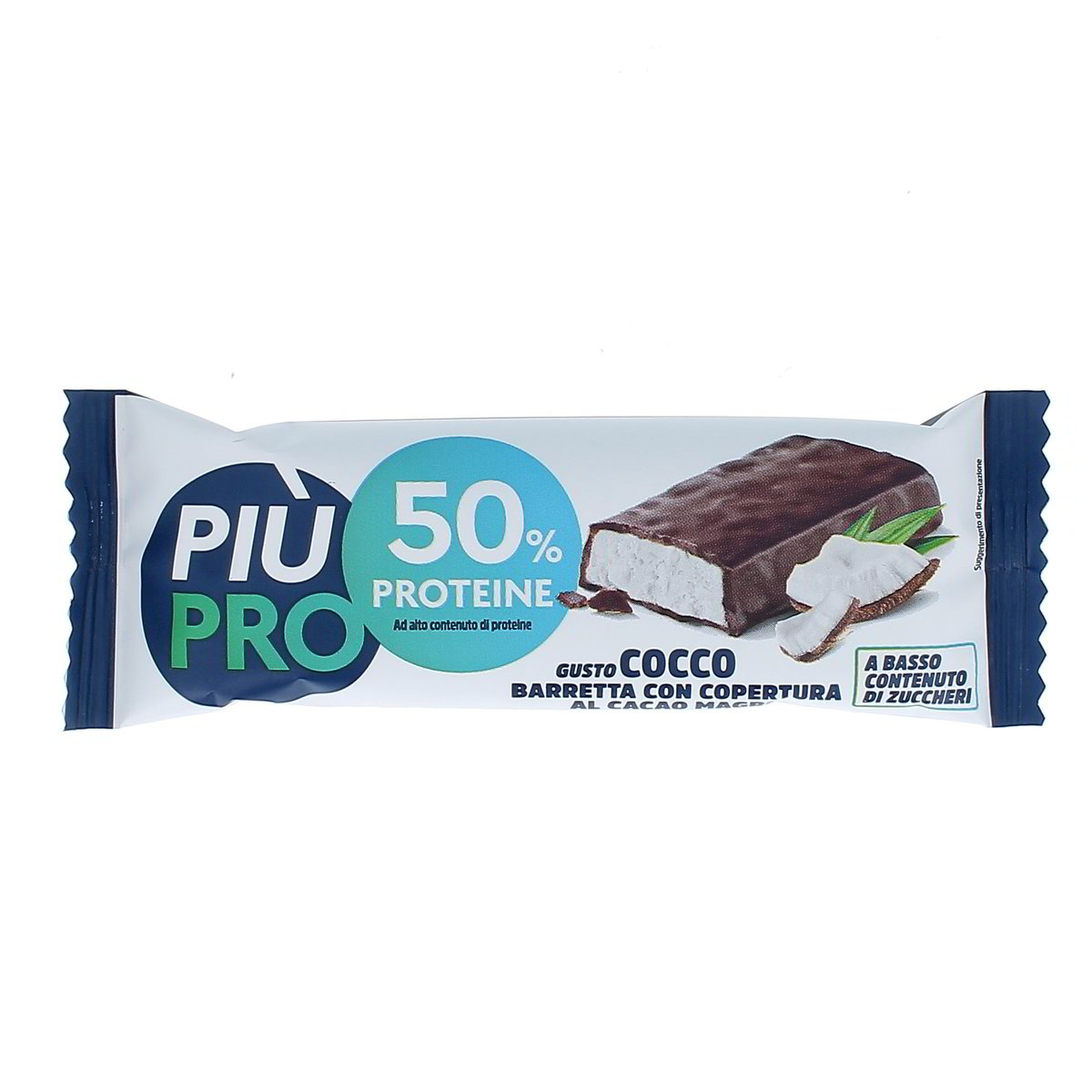 PIU PRO Barretta Gusto Cocco Con Copertura Al Cacao Magro 40 g