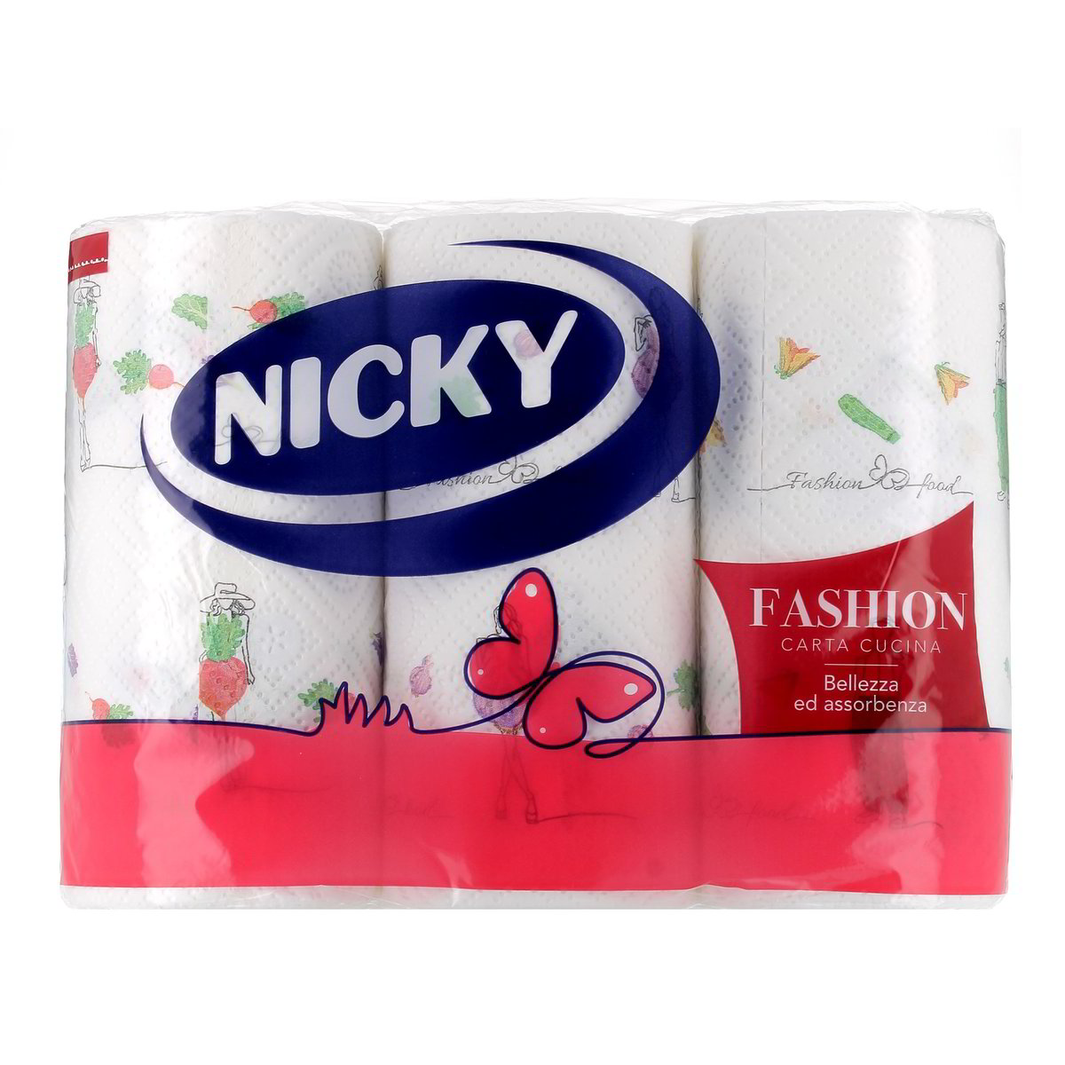 Nicky Carta Cucina Fashion 3 rotoli